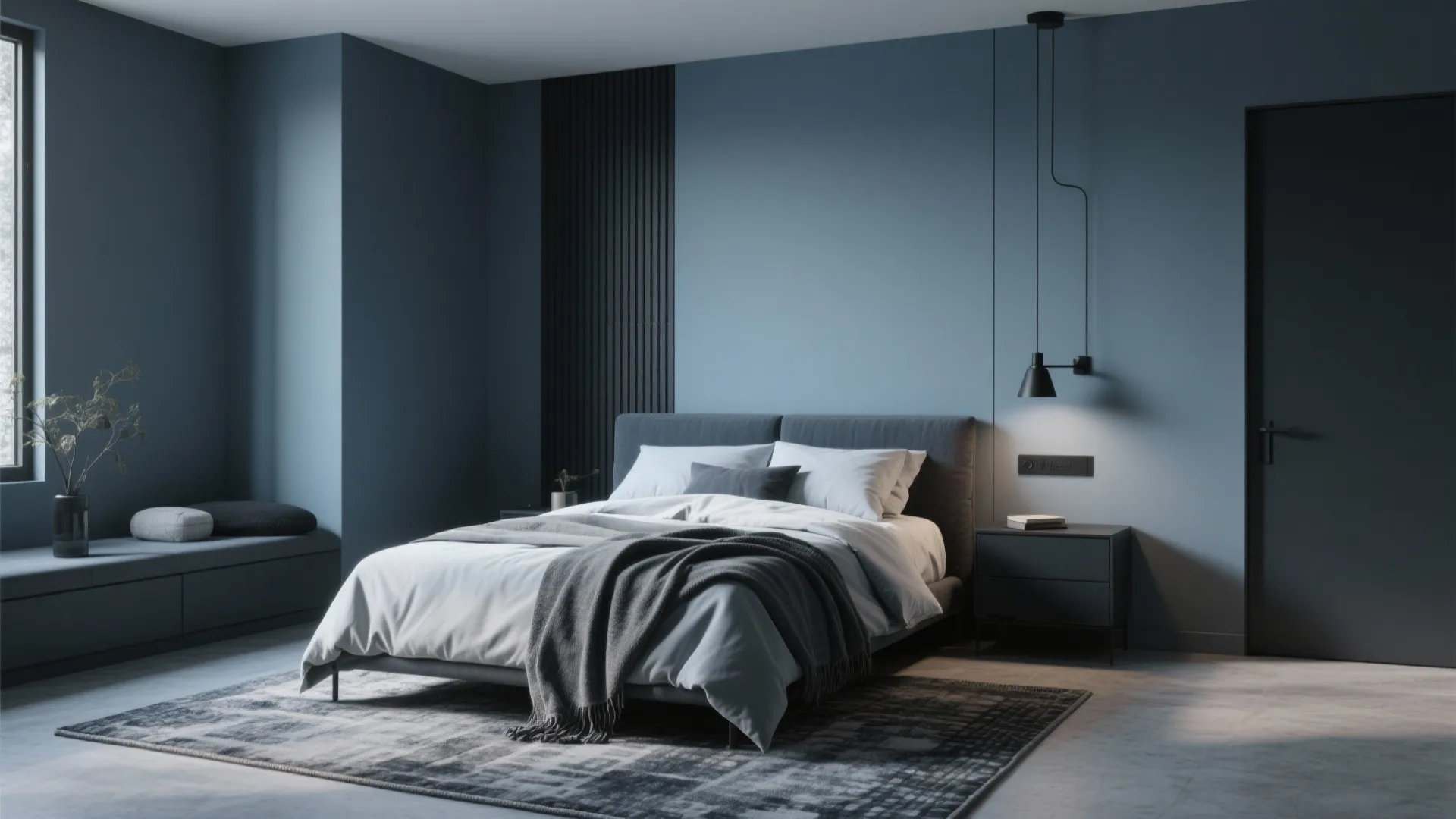 3. Muted Slate Blue for Modern Elegance