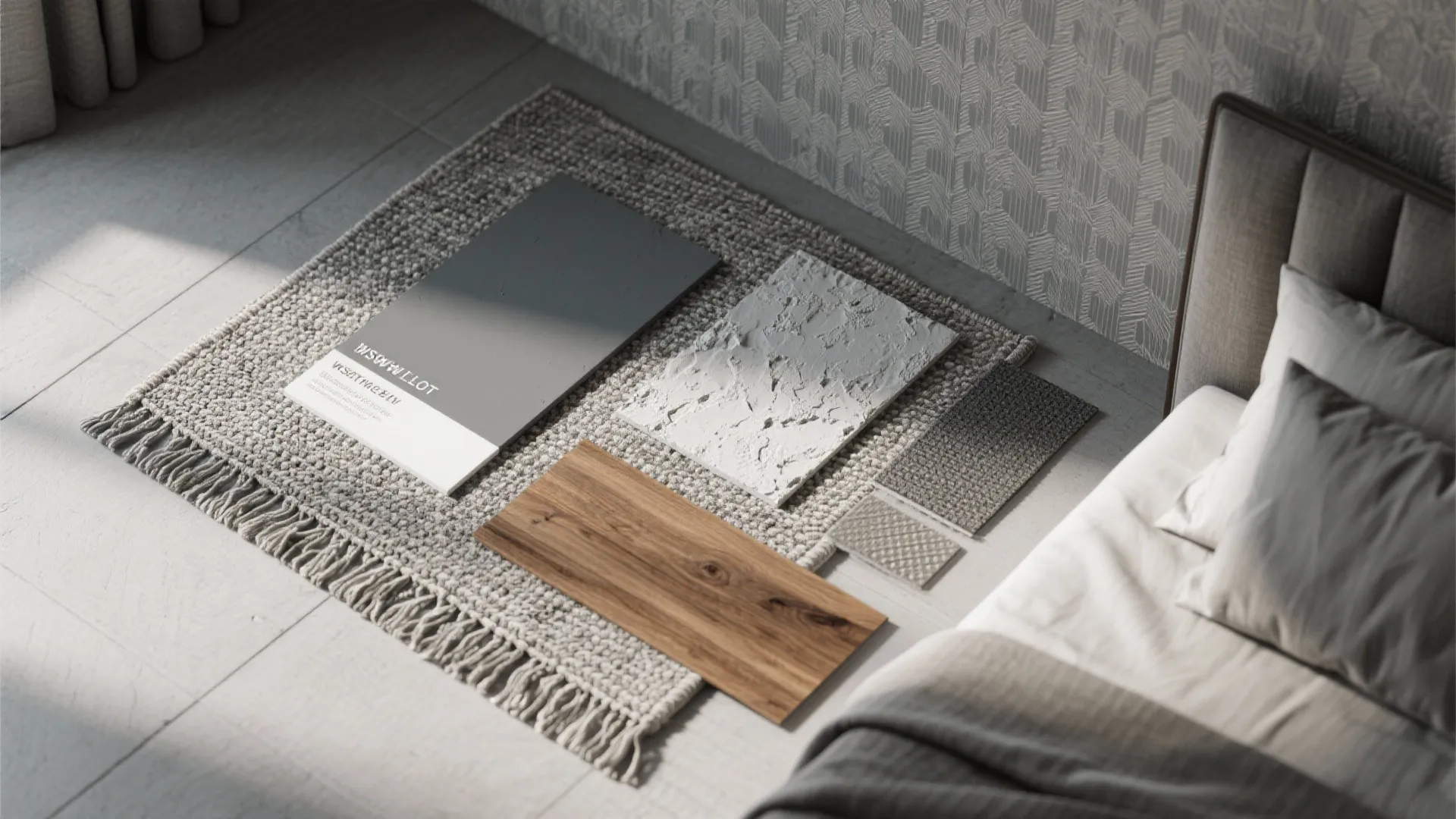 4. Slate with Texture Accents