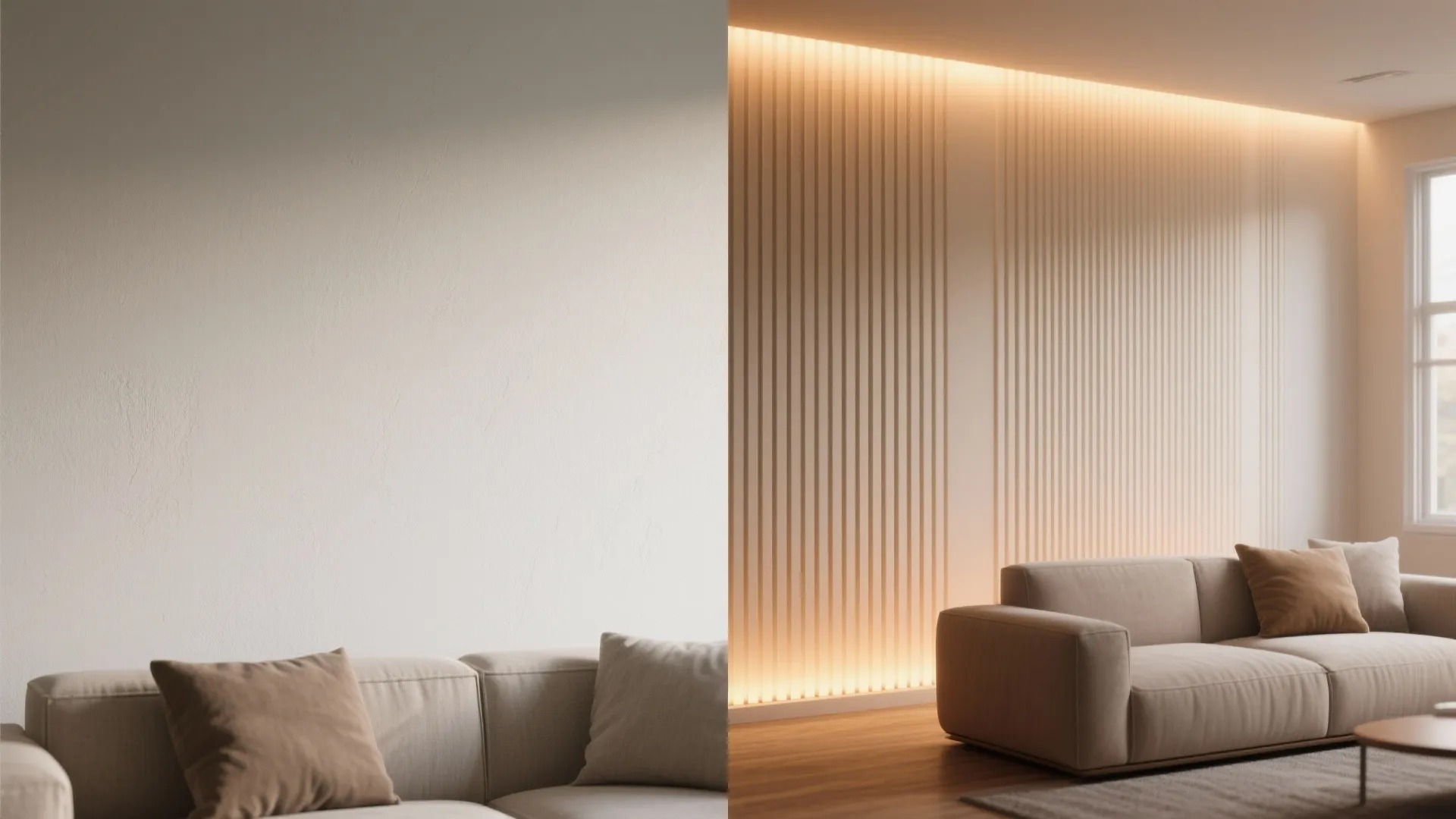 Textured Panels: Slats, Ribs, and Acoustic Cork