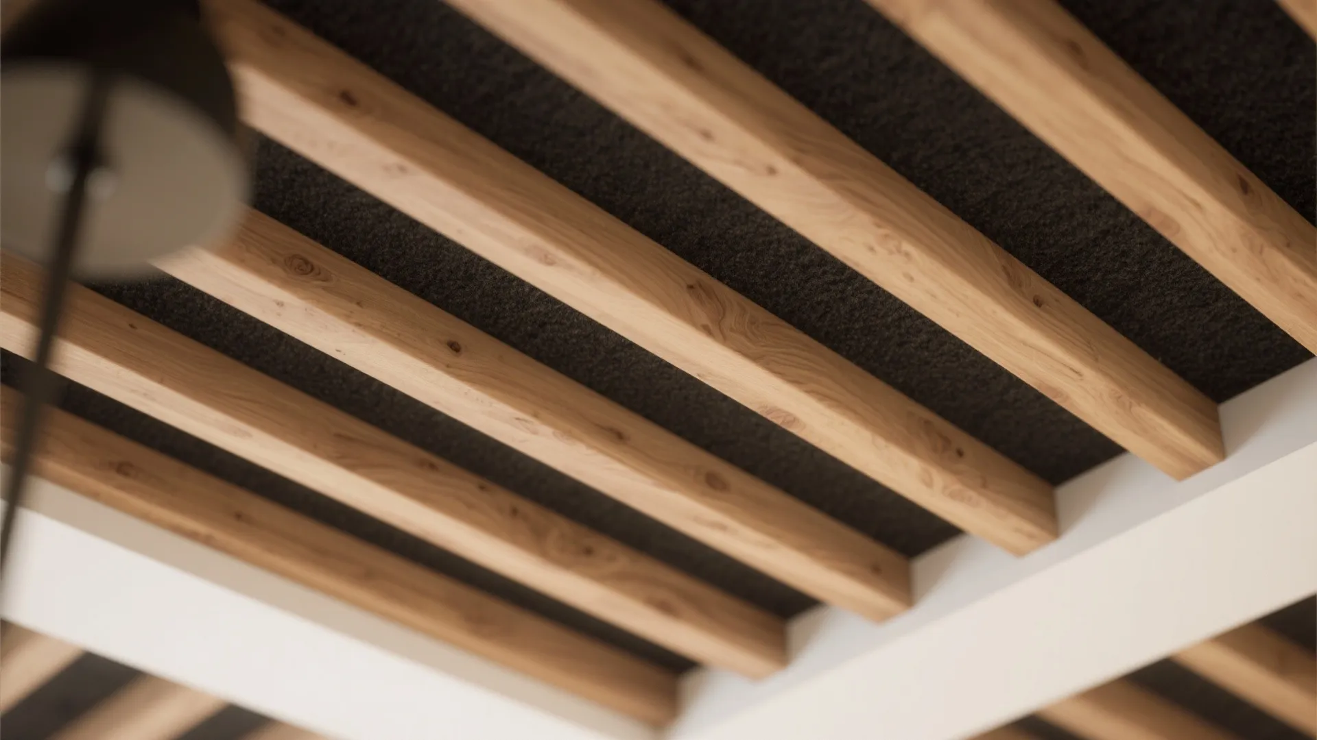 Warm Timber Slats for Texture, Acoustics, and Rhythm