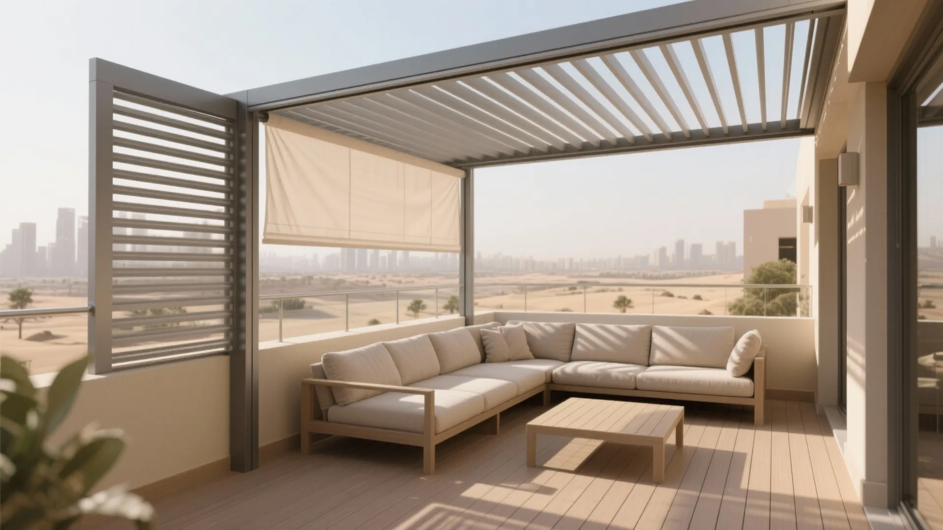 1) Shade-first strategy: slats, sails, and smart fabrics