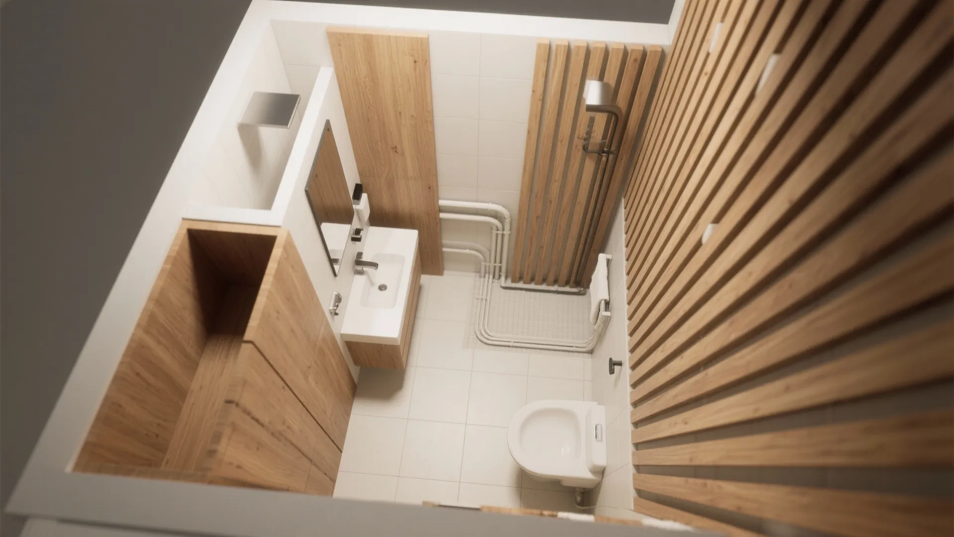 Idea 5: Slim Slats with Concealed Services