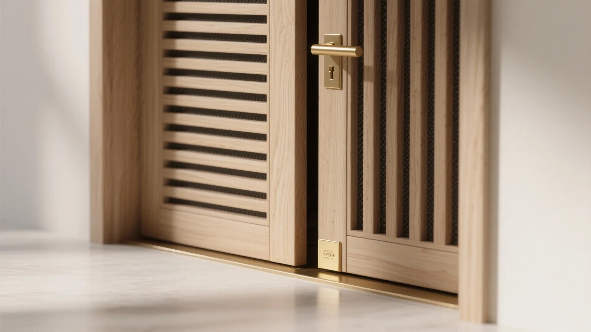 Acoustic and Ventilated Slatted Doors