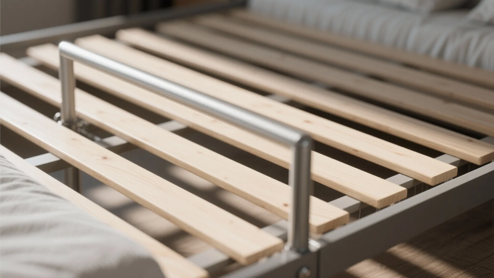 5. Slatted, lightweight frame to keep things airy