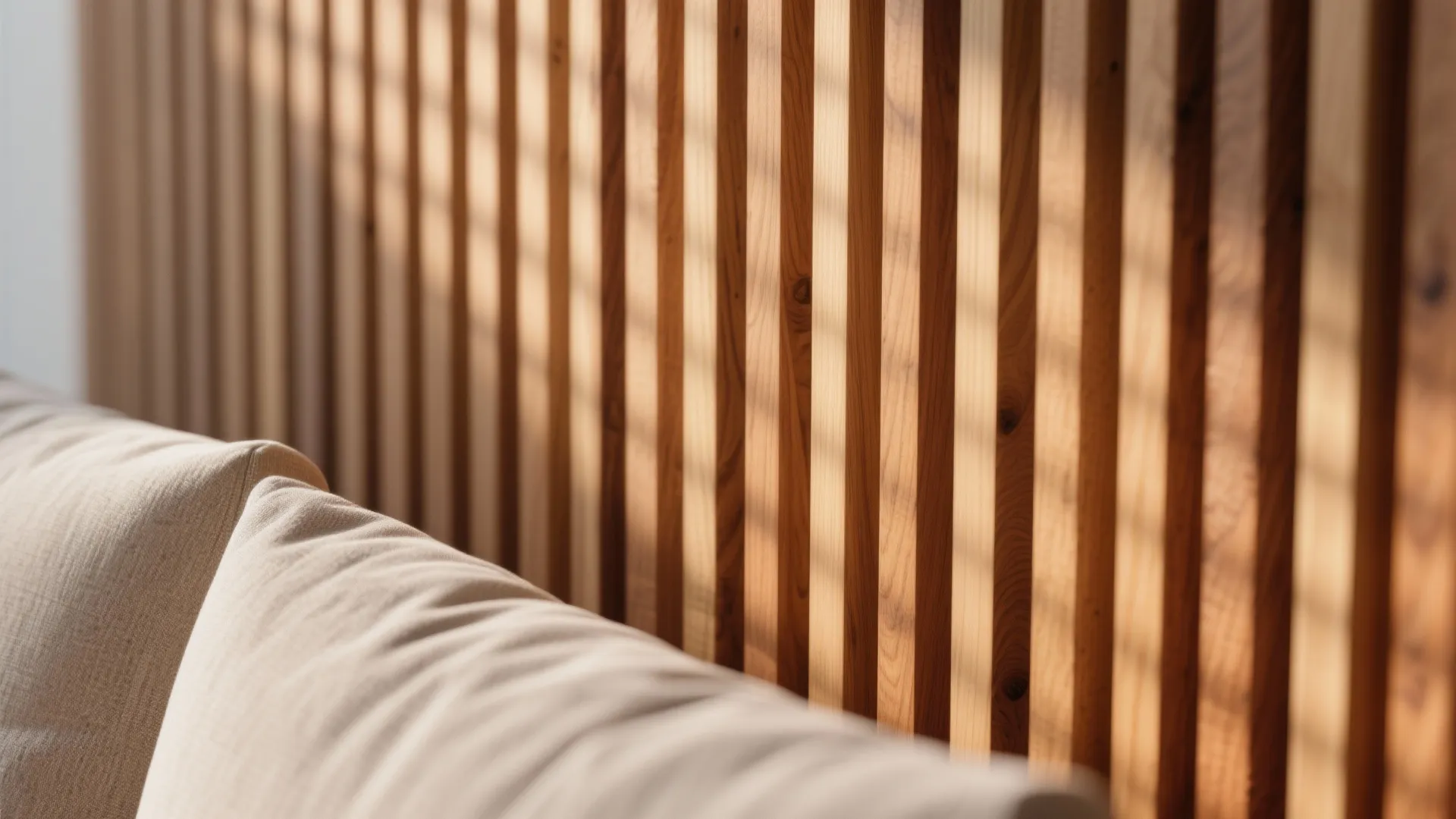 Warm wood accents for a welcoming living room