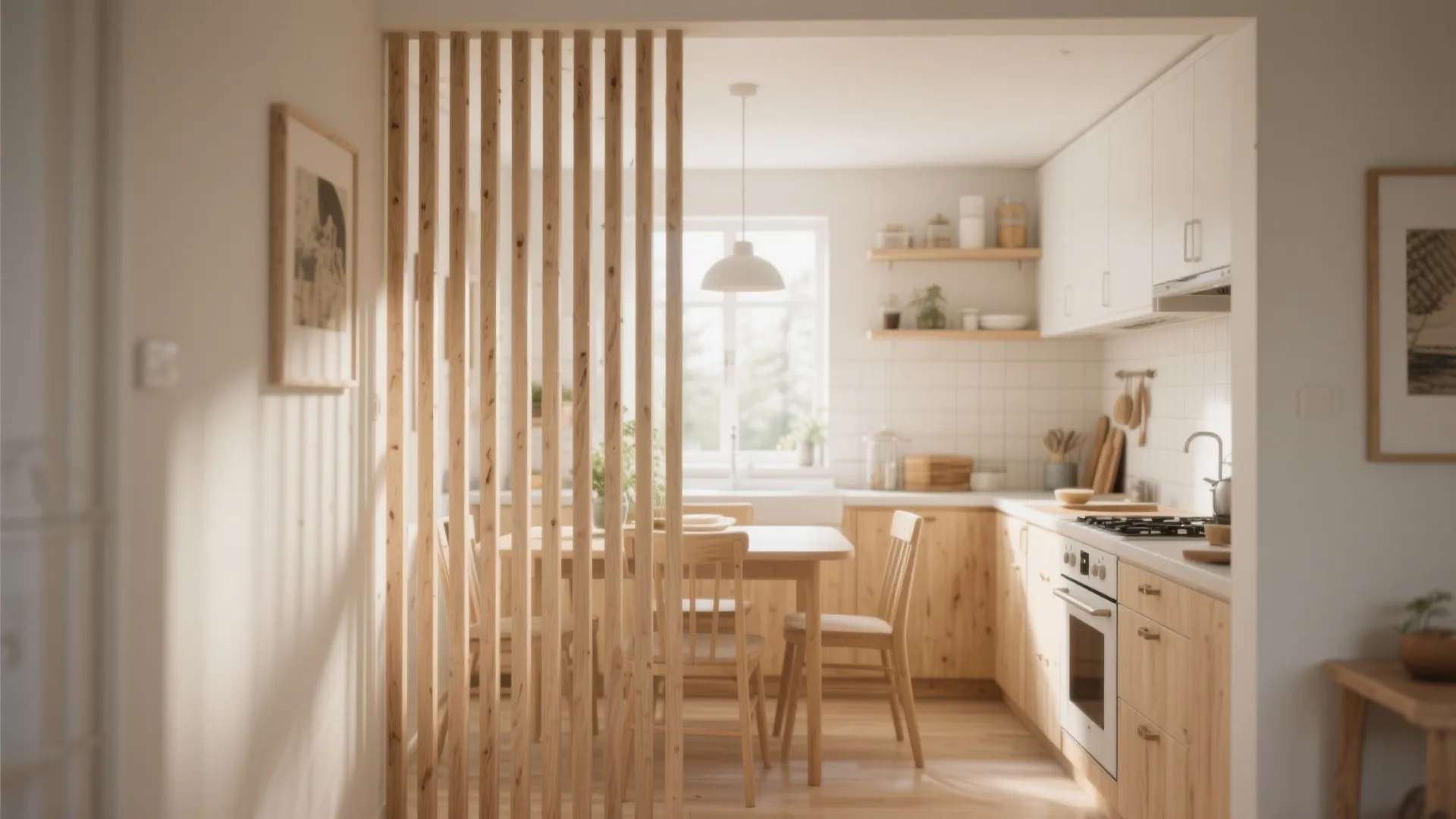 Slatted Wood Screens
