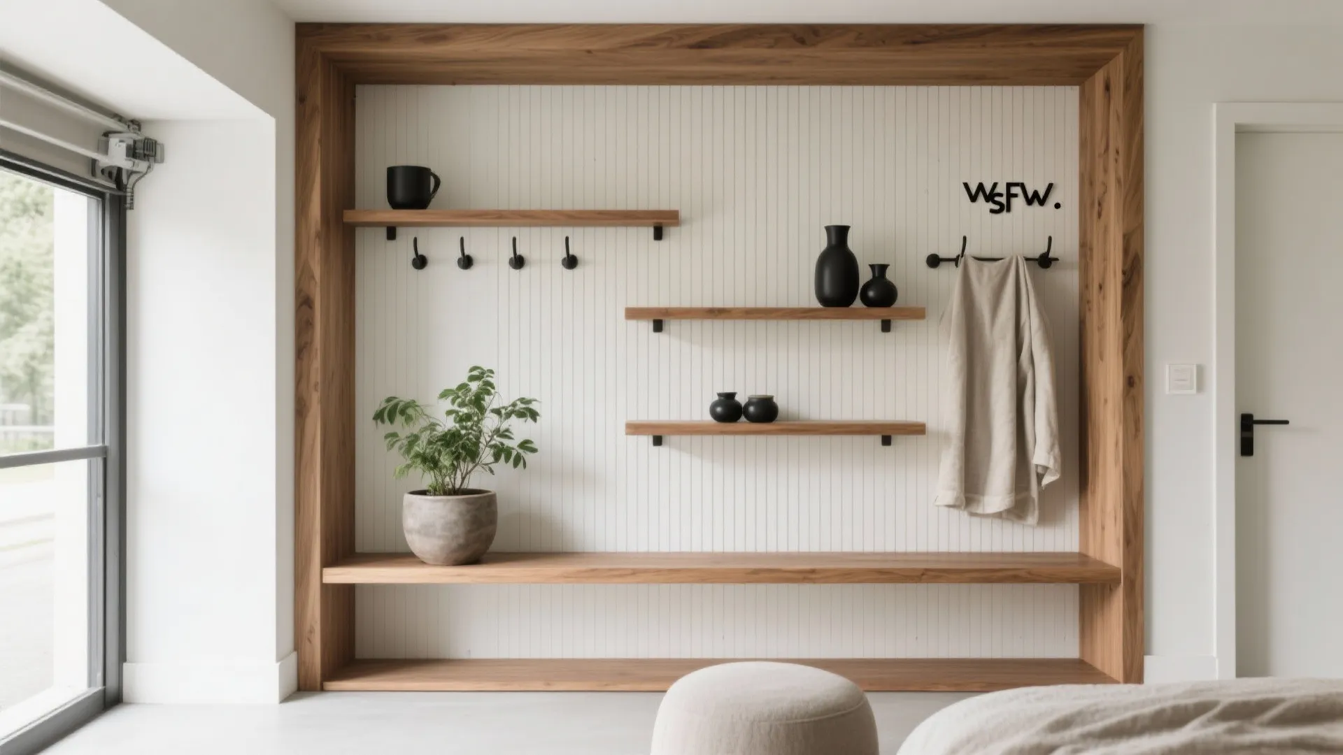 Slatwall or Pegboard Panels, Elevated