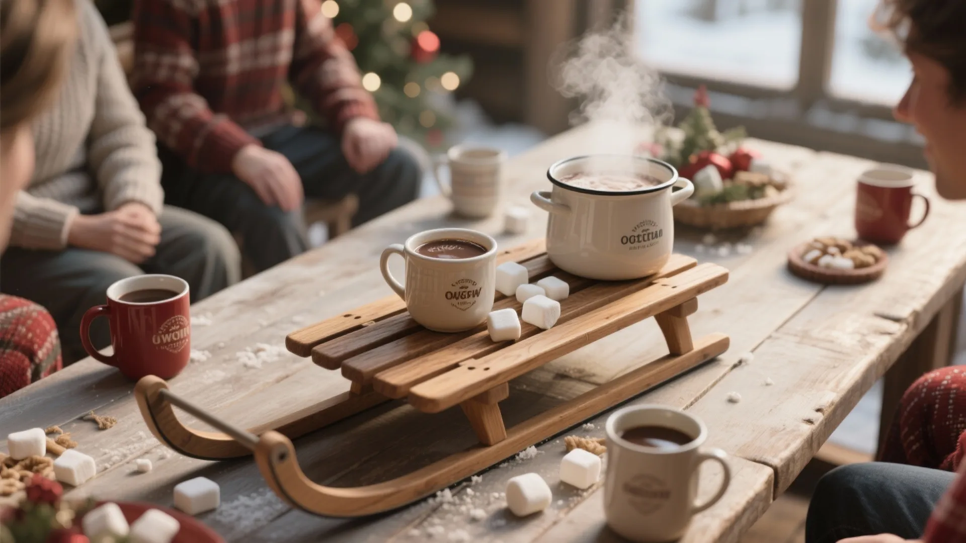 3. Hot Cocoa Serving Tray