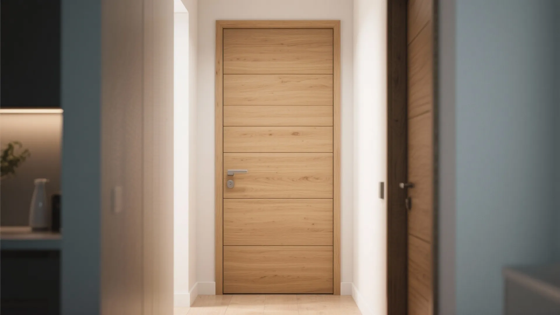 Sleek modern paneling