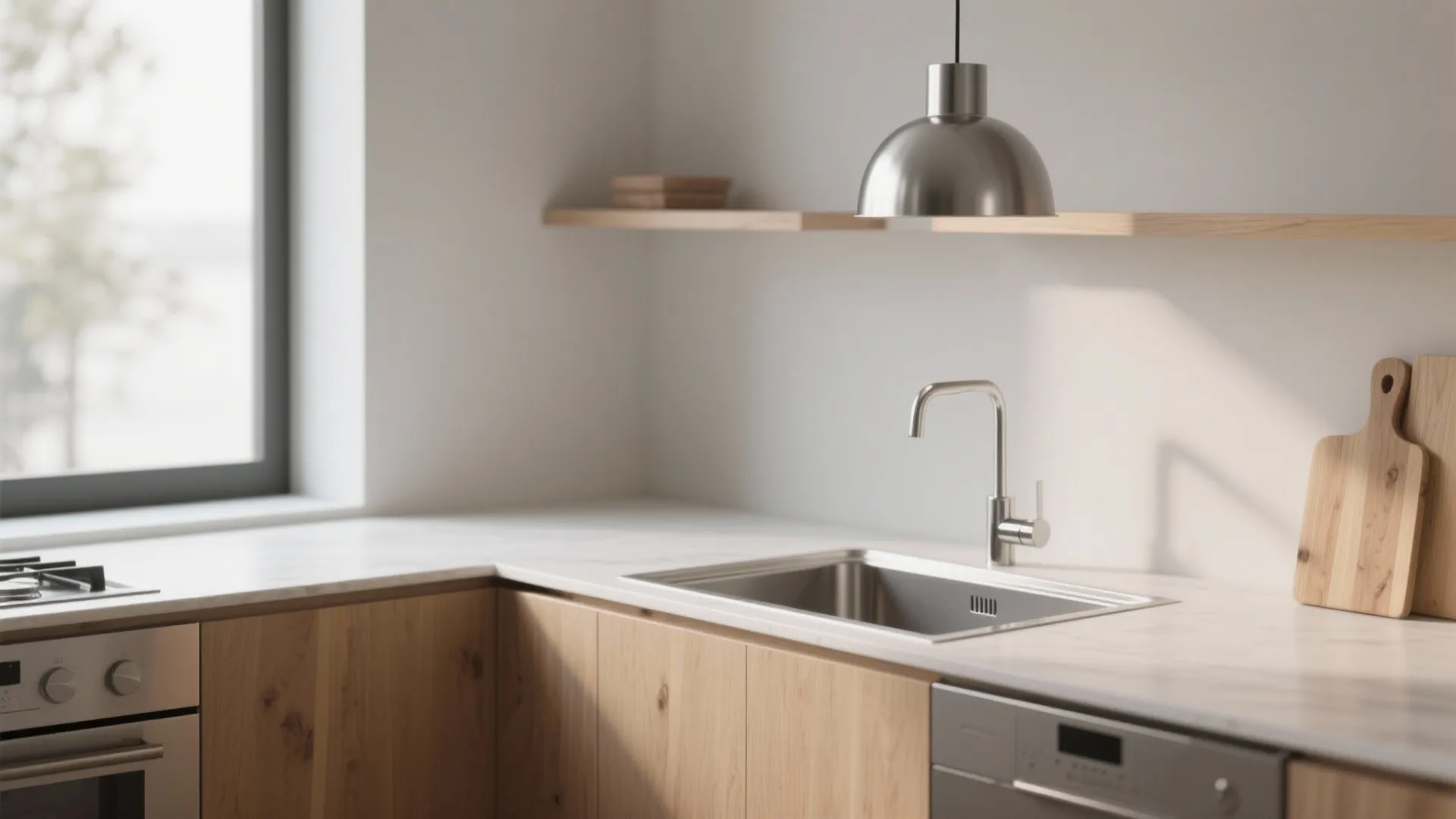 1. Sleek Pendant Lighting