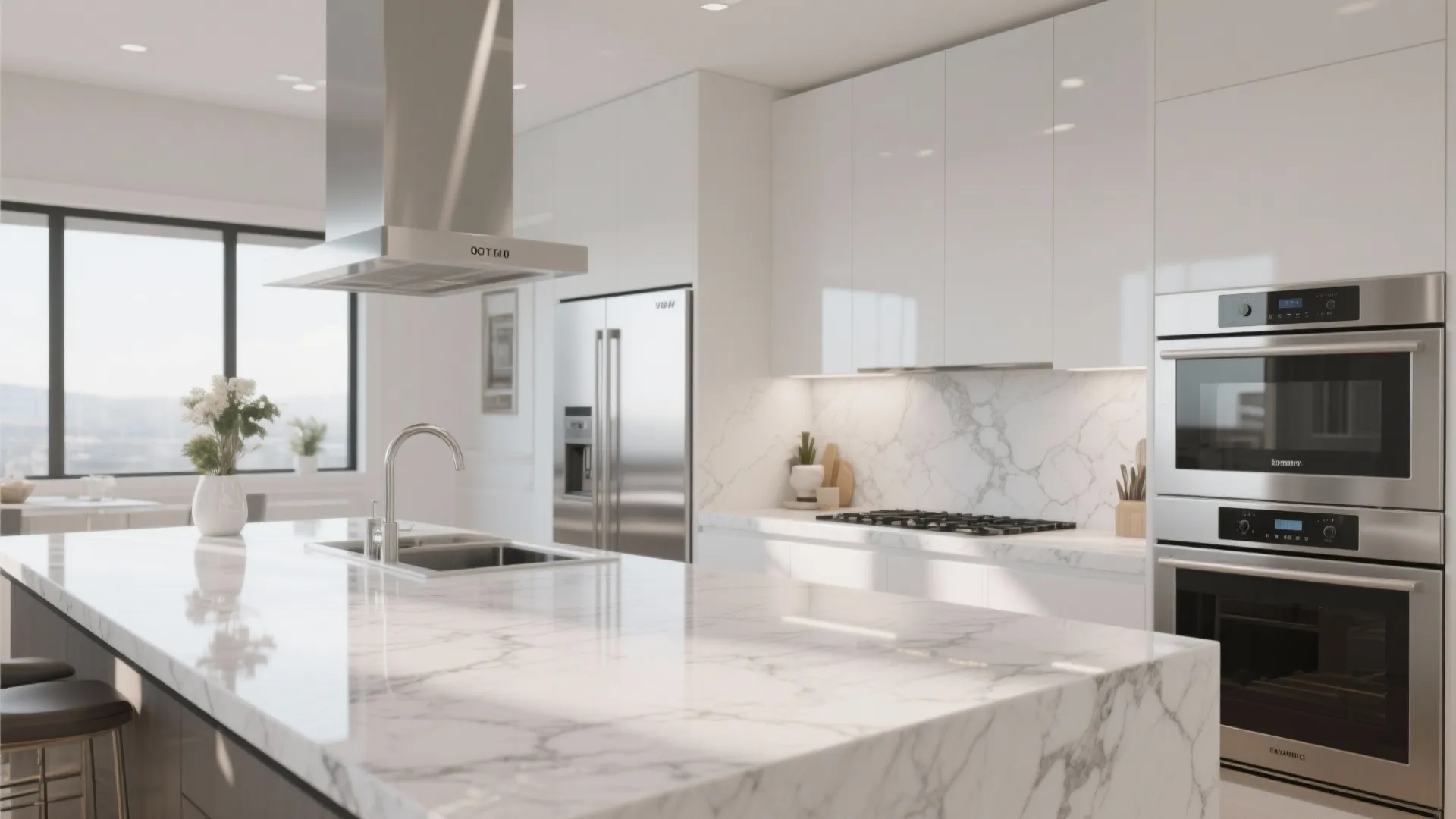 2. Sleek Quartz Finish