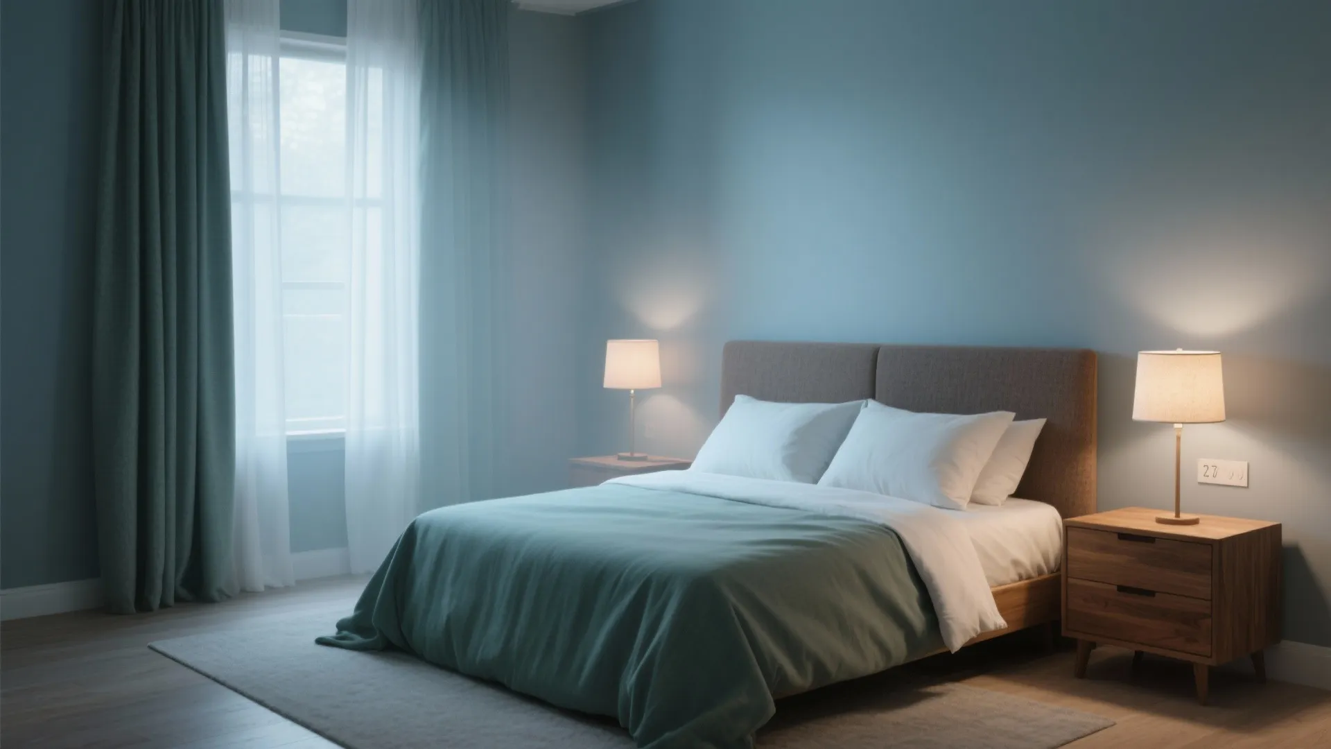 Sleep-Friendly Blues and Blue-Greens