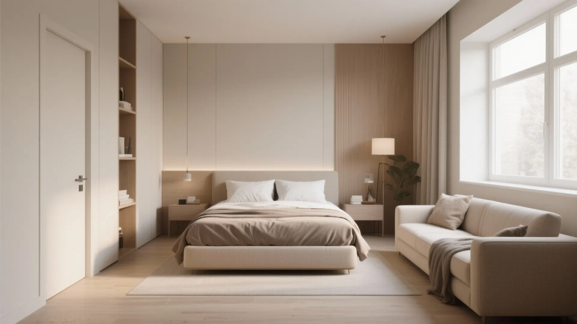 1. Create a Sleeping and Lounge Zone