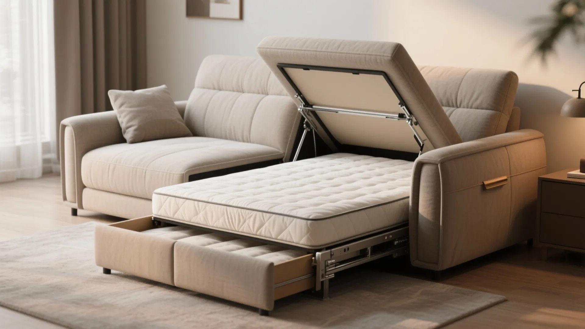 5. Sleeper Armchair with Storage