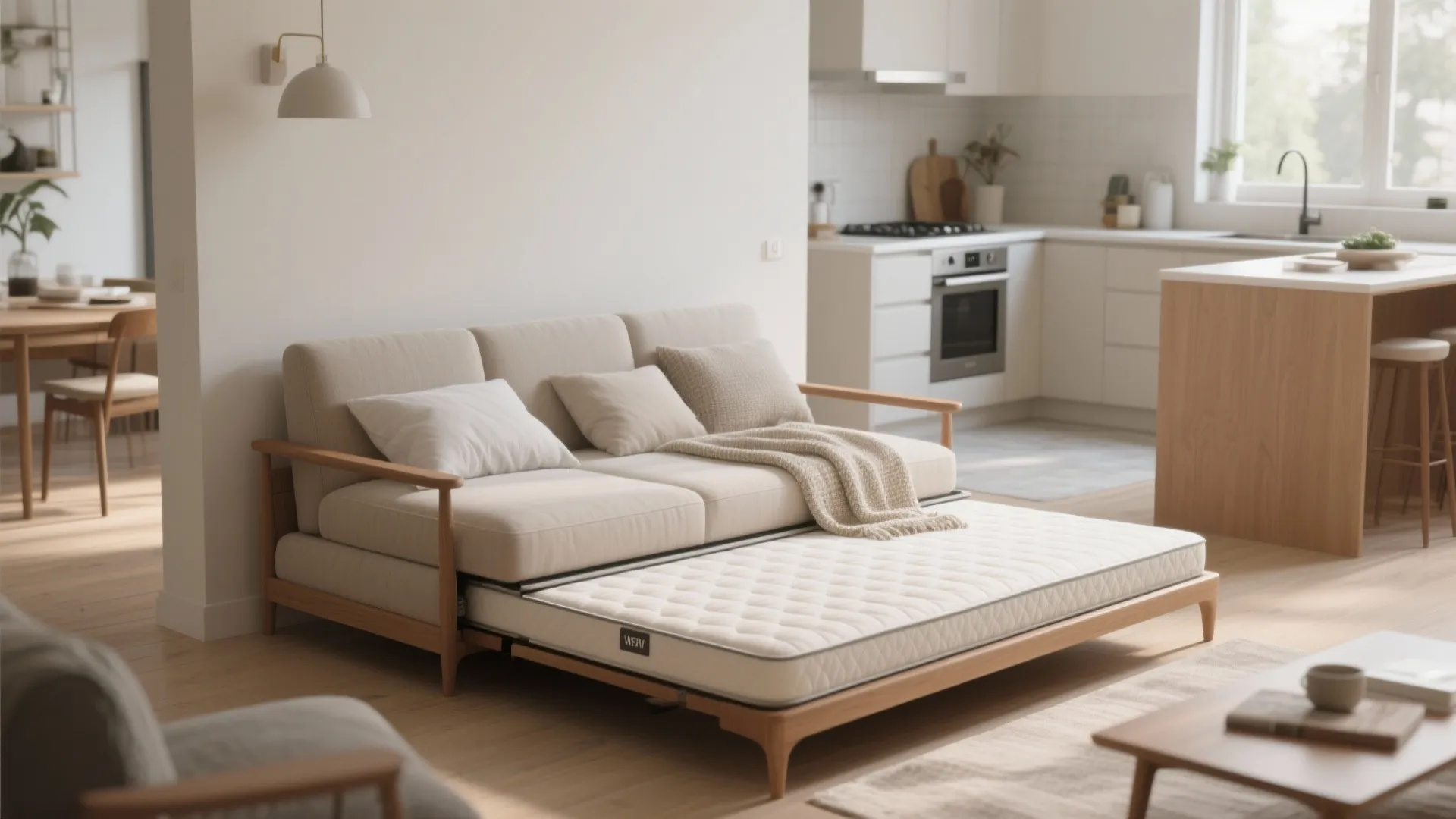 3. Sleeper or Daybed Hybrid: Double duty seating