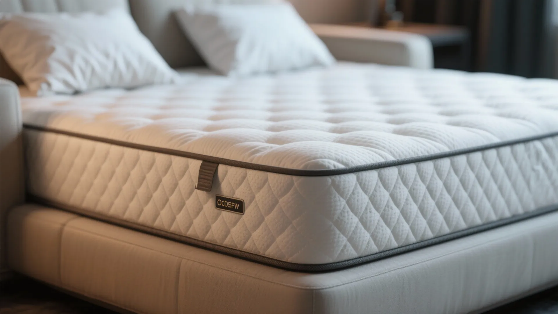 High-quality memory foam mattress in sleeper sofa
