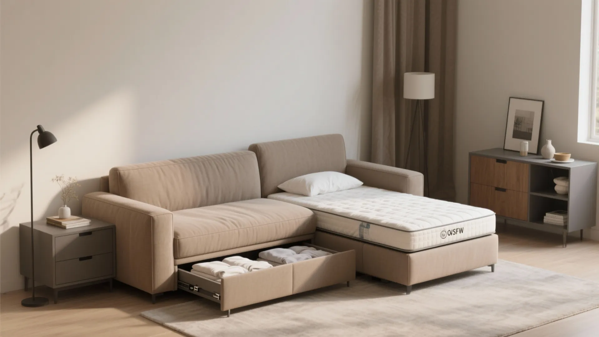 Sleeper Sofas & Storage Smart Builds