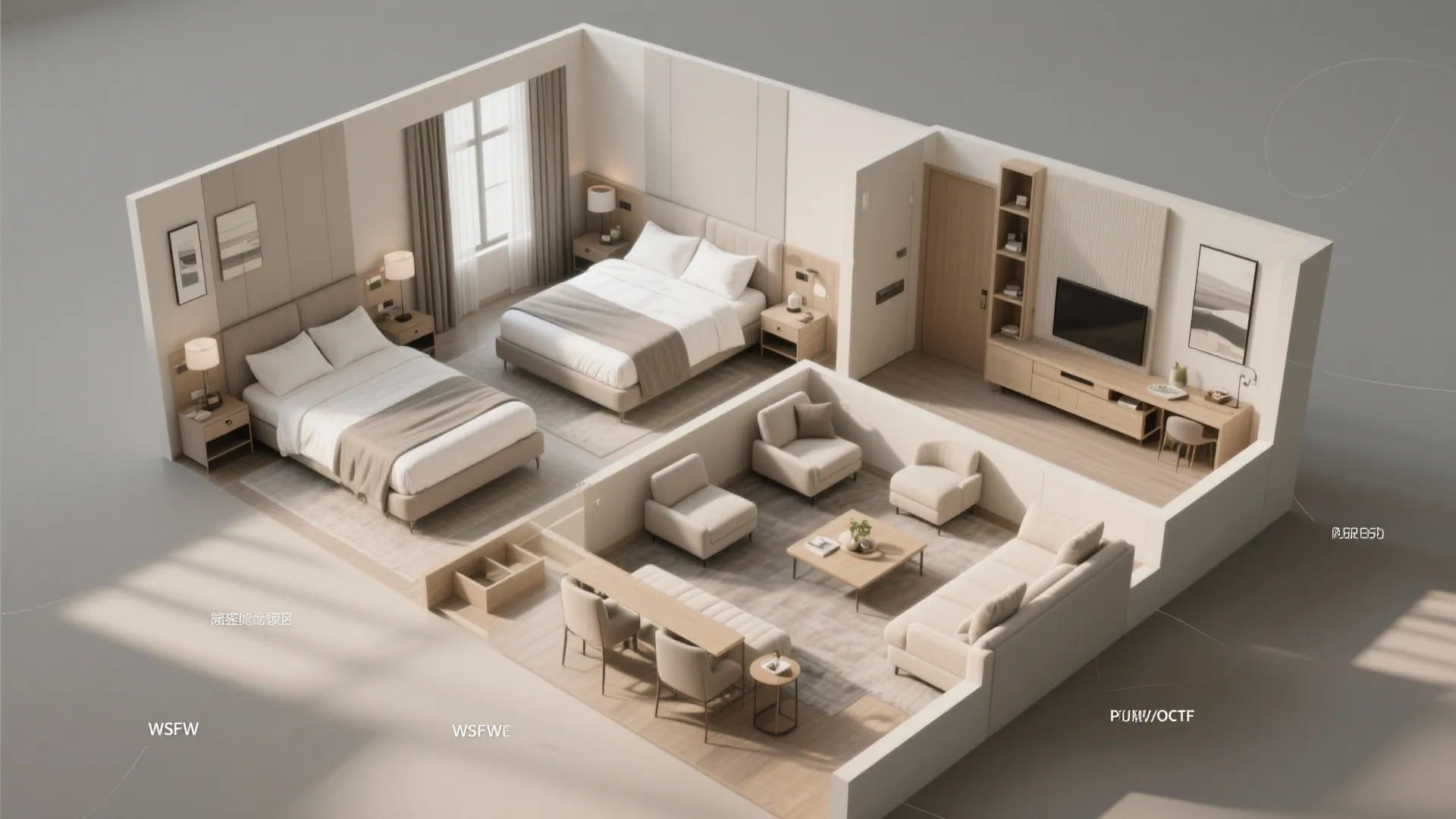 4. Flexible sleeping arrangements