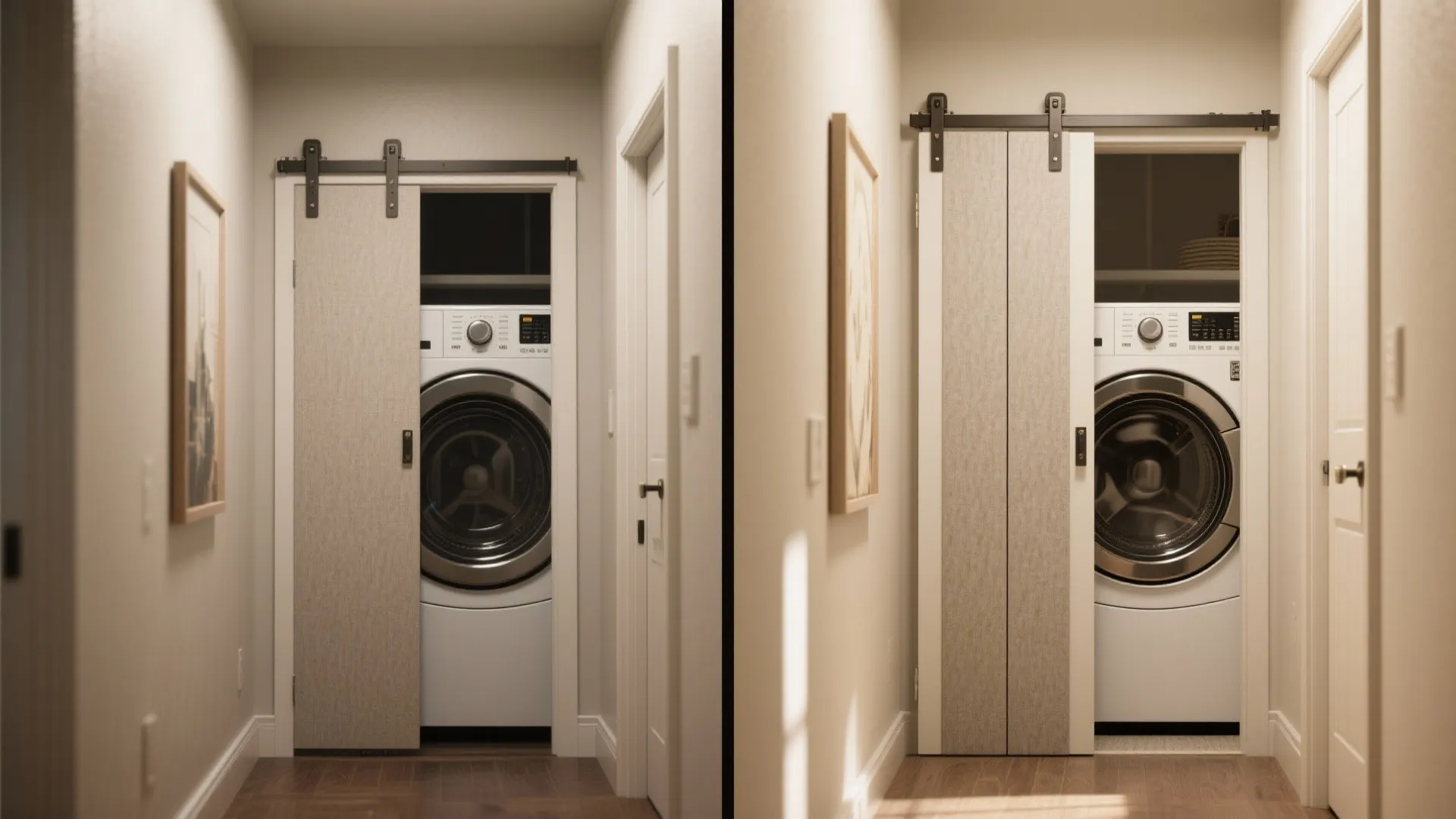 5. Slide-away doors and appliance garages