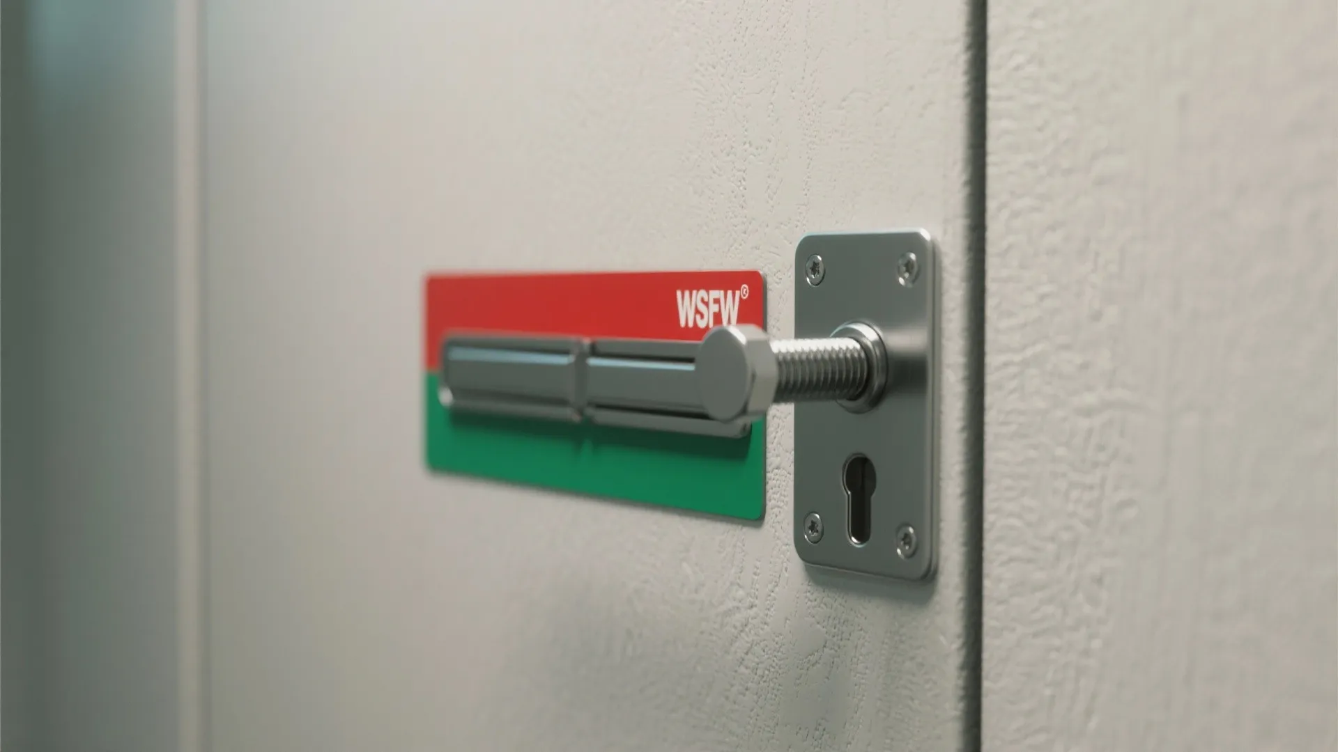 4. Slide Bolt with Privacy Indicator