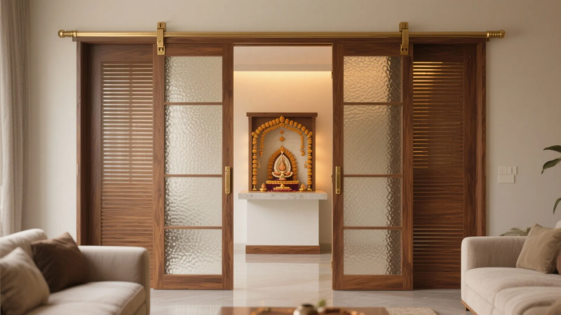 Slide, Fold, and Flow: Discreet Doors for Shared Rooms