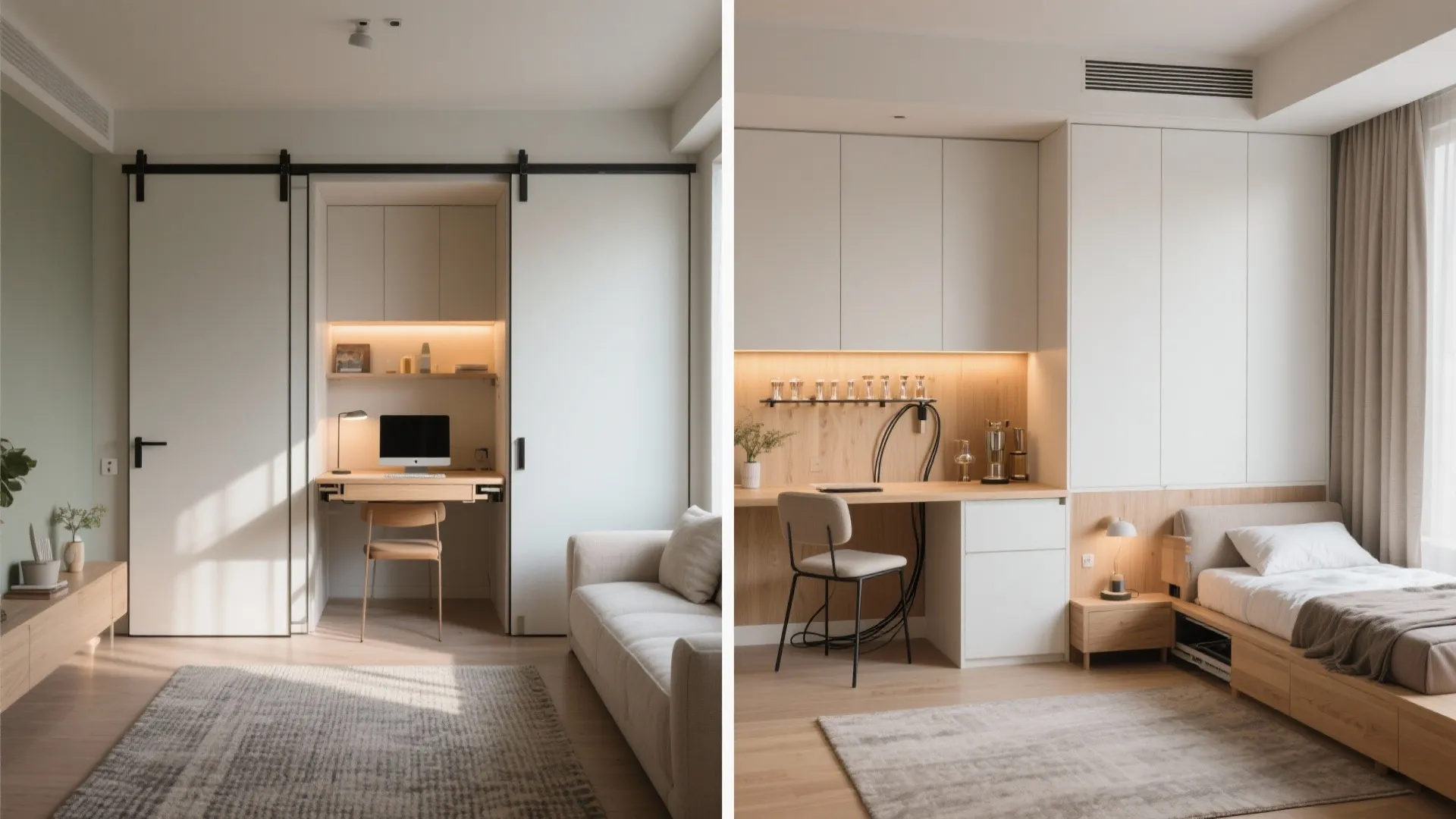 Idea 1: Slide, fold, and hide—make one room do two jobs