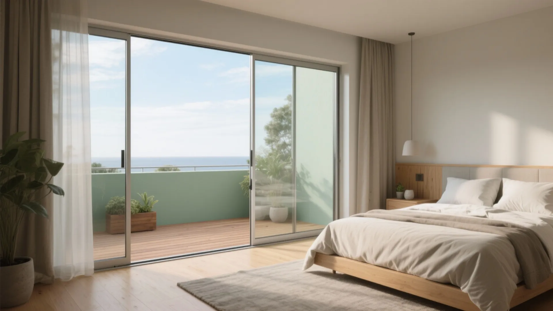 1) Sliding Glass Doors That Blur the Boundary