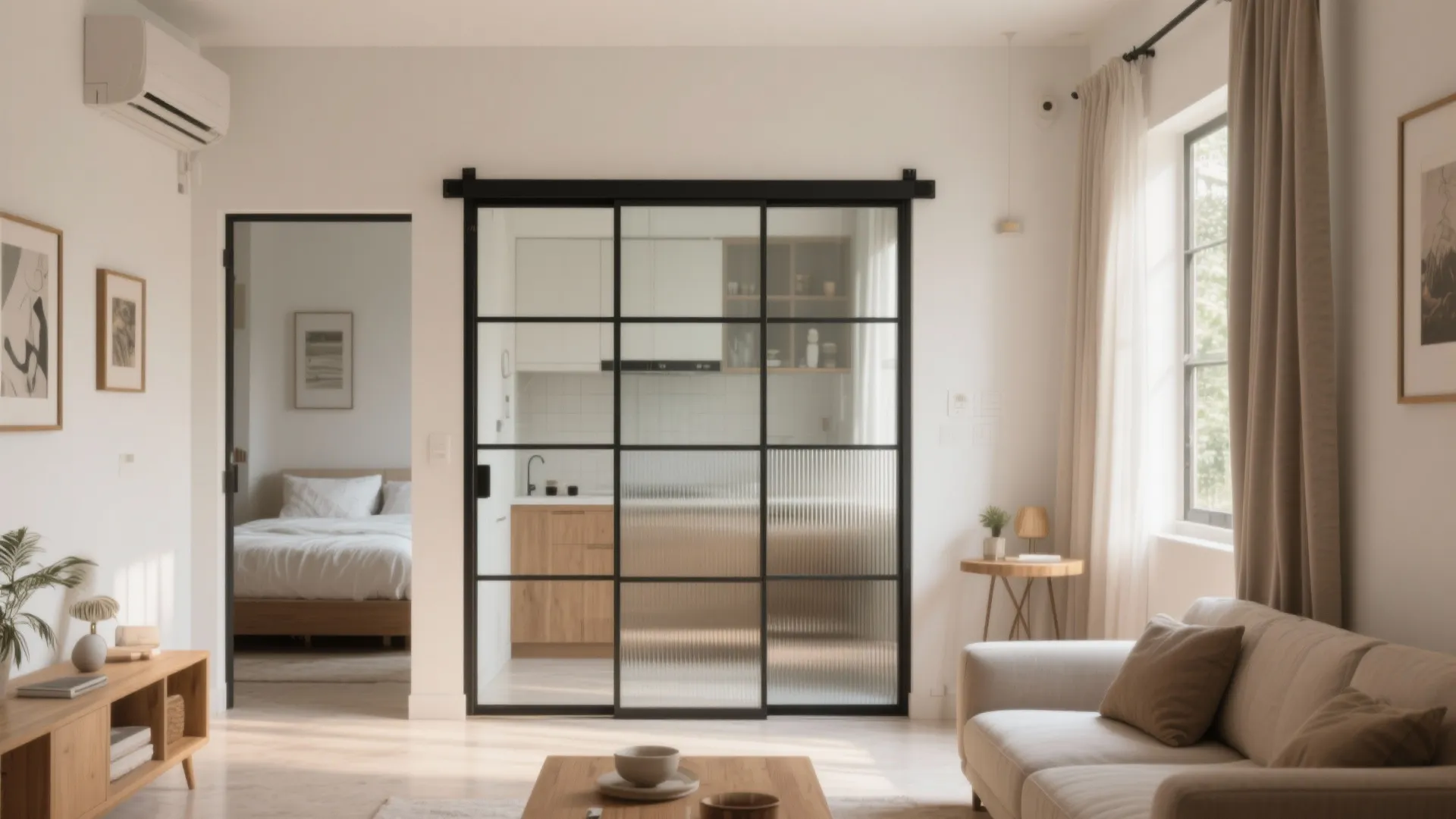 Sliding Glass to Open Up Space