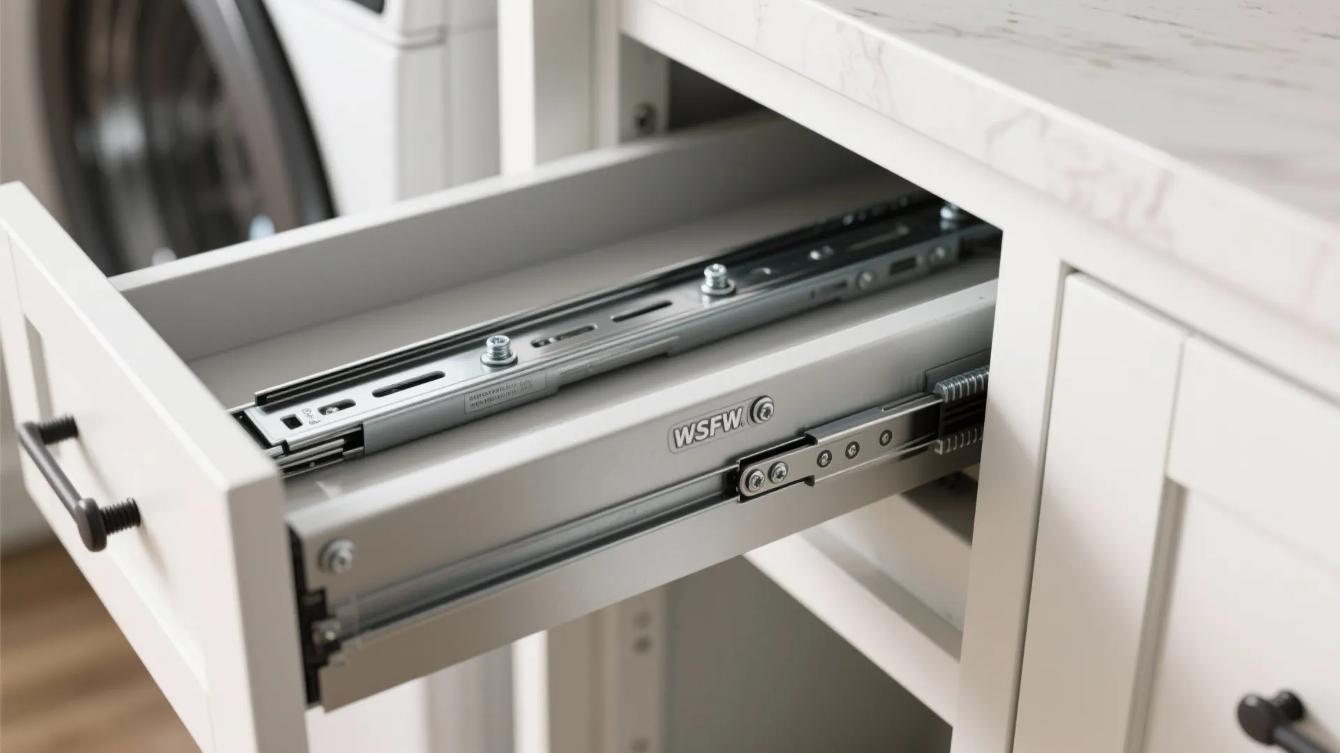 2) Pocket-Door Niche with Slide-Out Work Surface