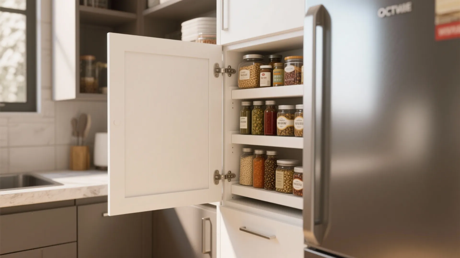 2. Slide-Out Pantry