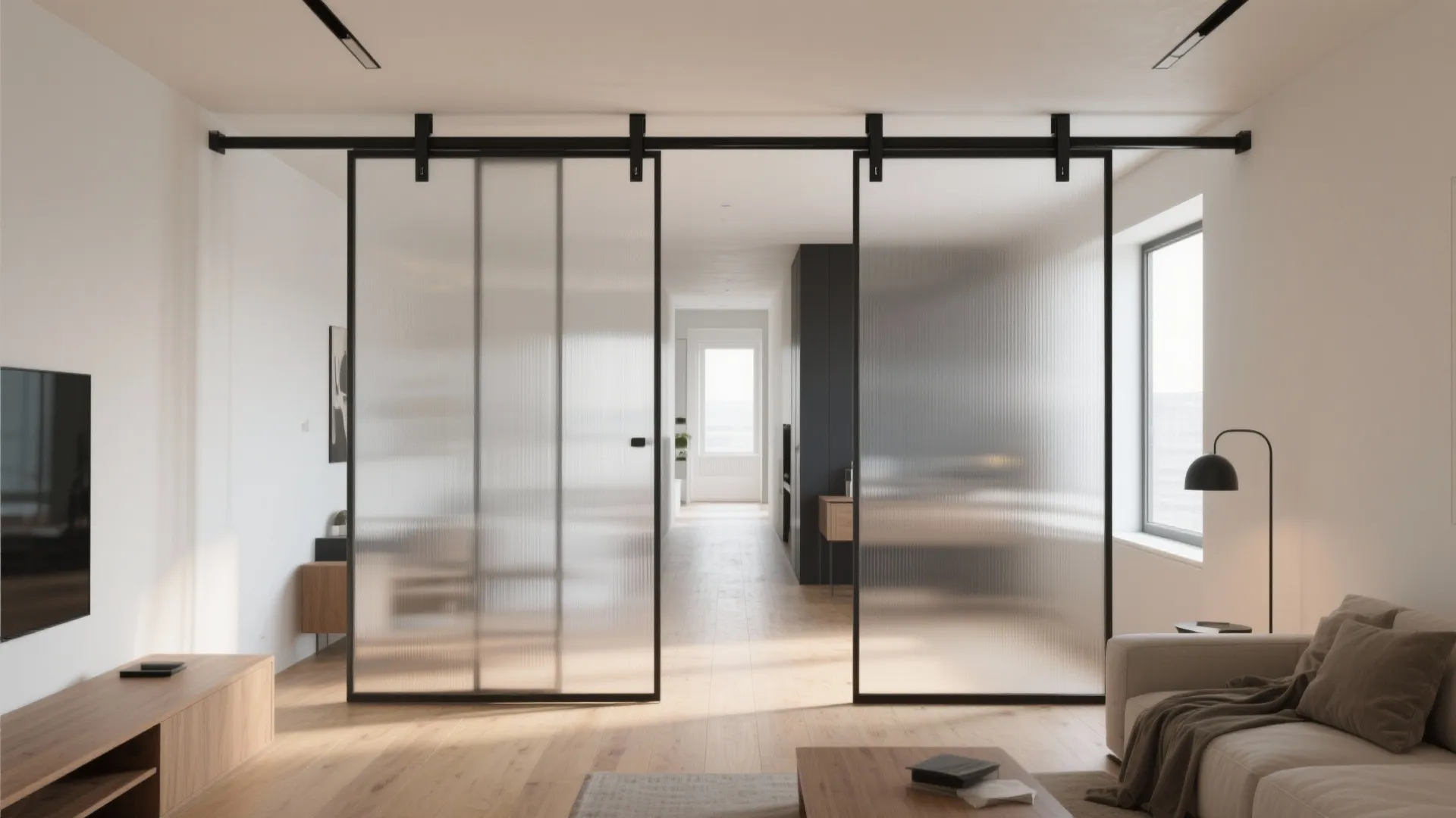 Sliding Panels or Barn-Door–Style Dividers