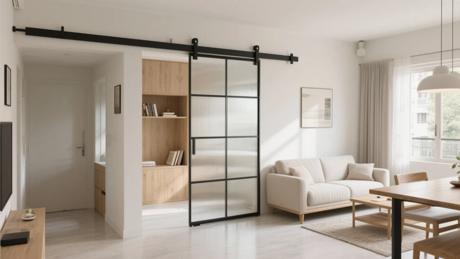 Sliding Partitions for Flexible Living