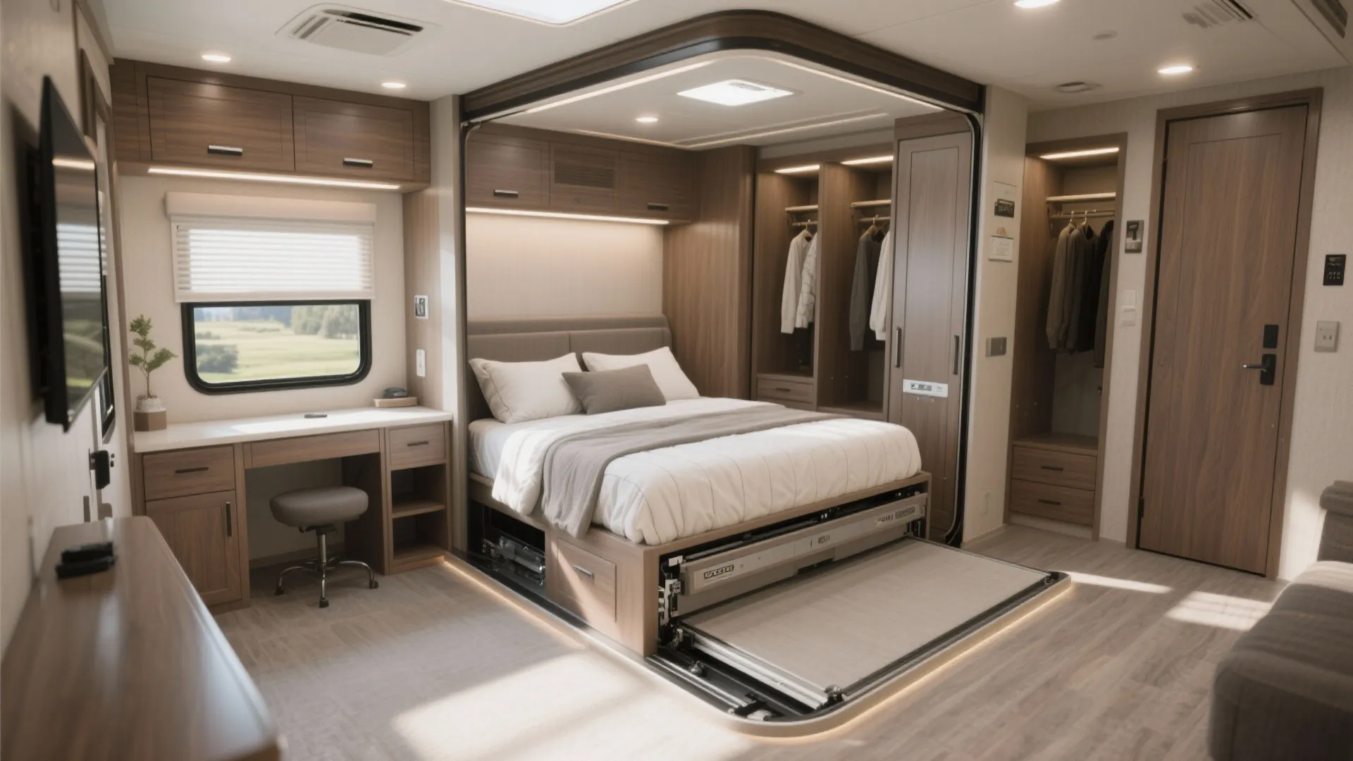 3. Slide-Out Bedroom Expansion