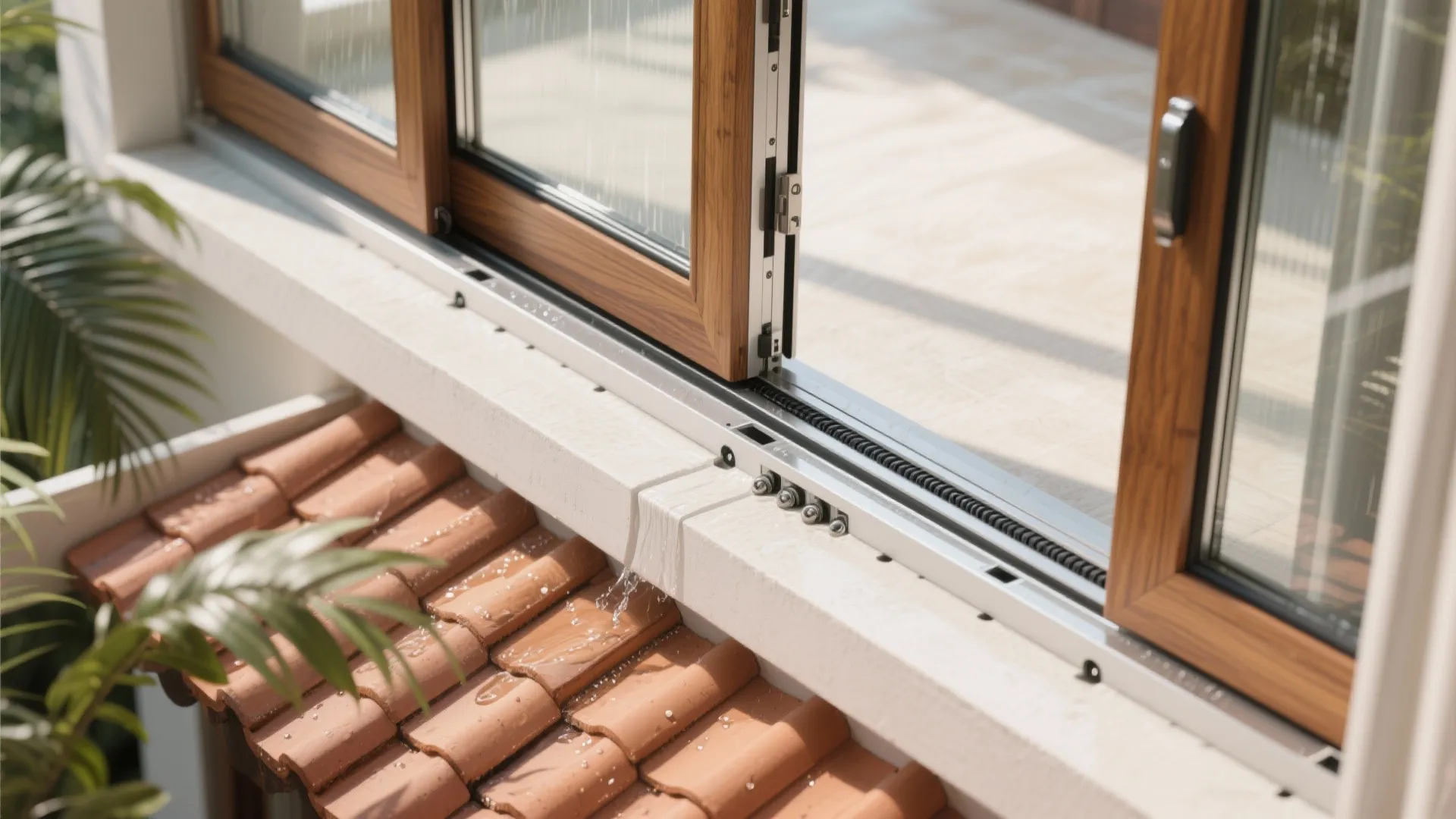 Glass-and-Wood Sliding Windows with Monsoon-Ready Details