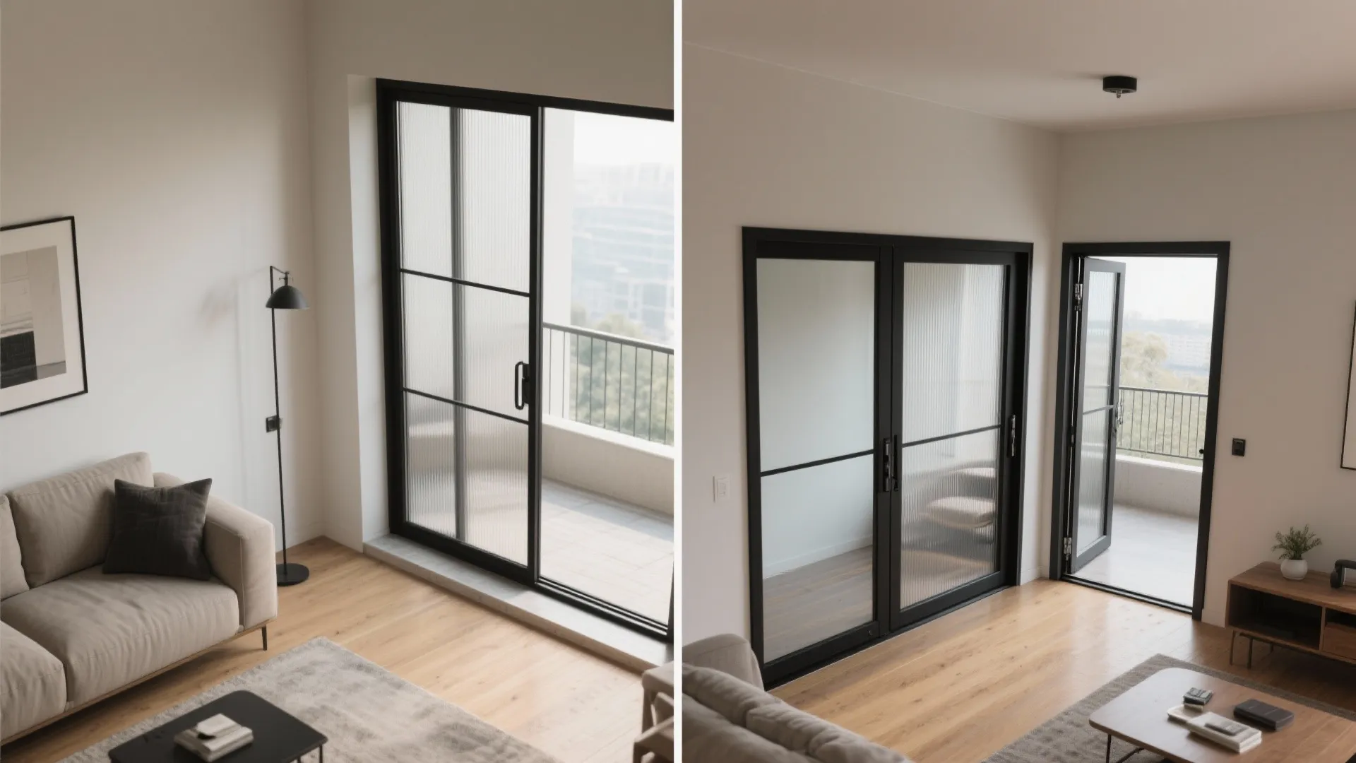 3) Space-Saving Sliders and Bi-Folds