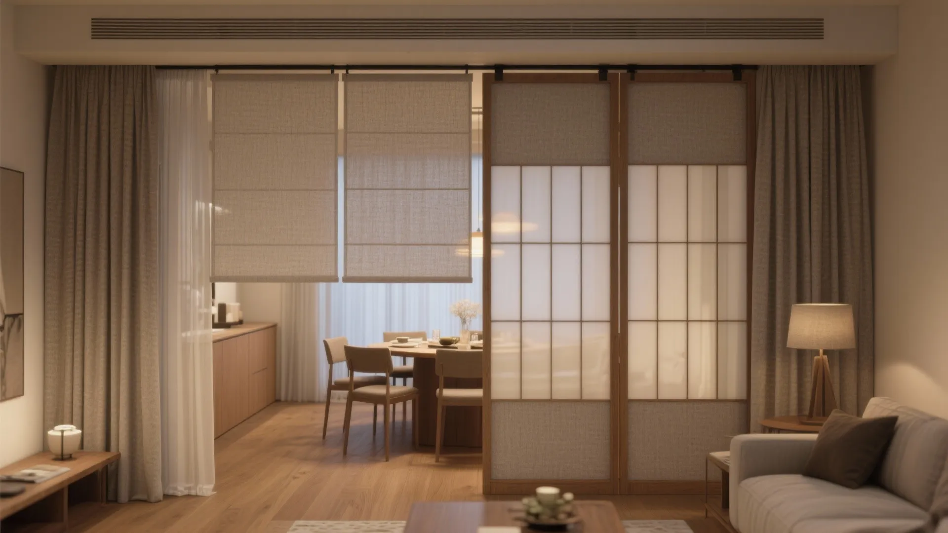 Sliding Panels and Acoustic Curtains