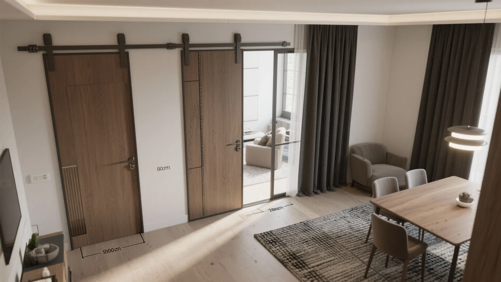 Sliding Doors and Acoustic Panels