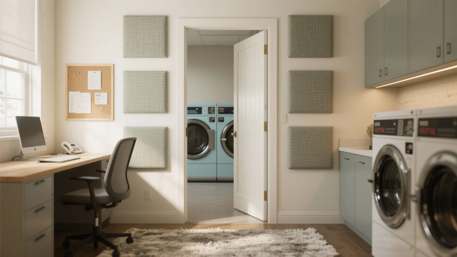 Sliding closure plus acoustic layers