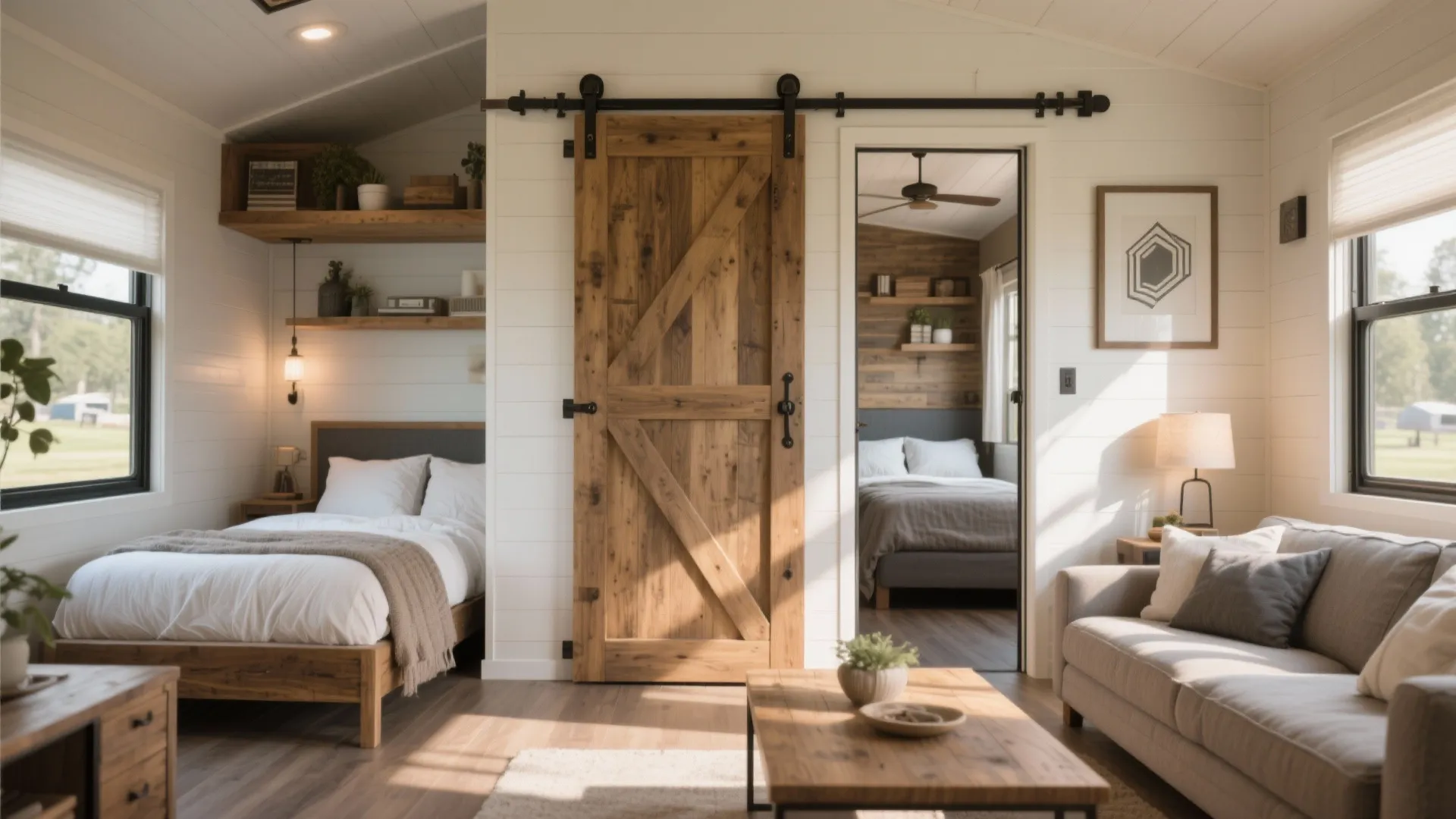 8. Sliding Barn Doors