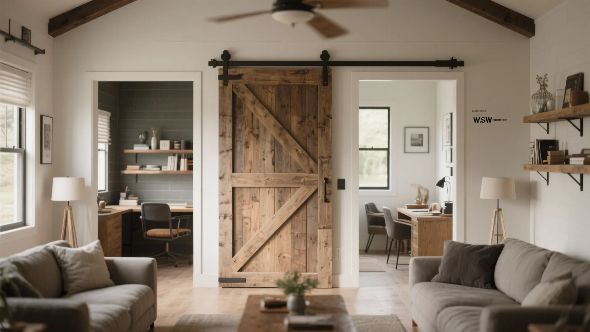 7. Sliding Barn Doors