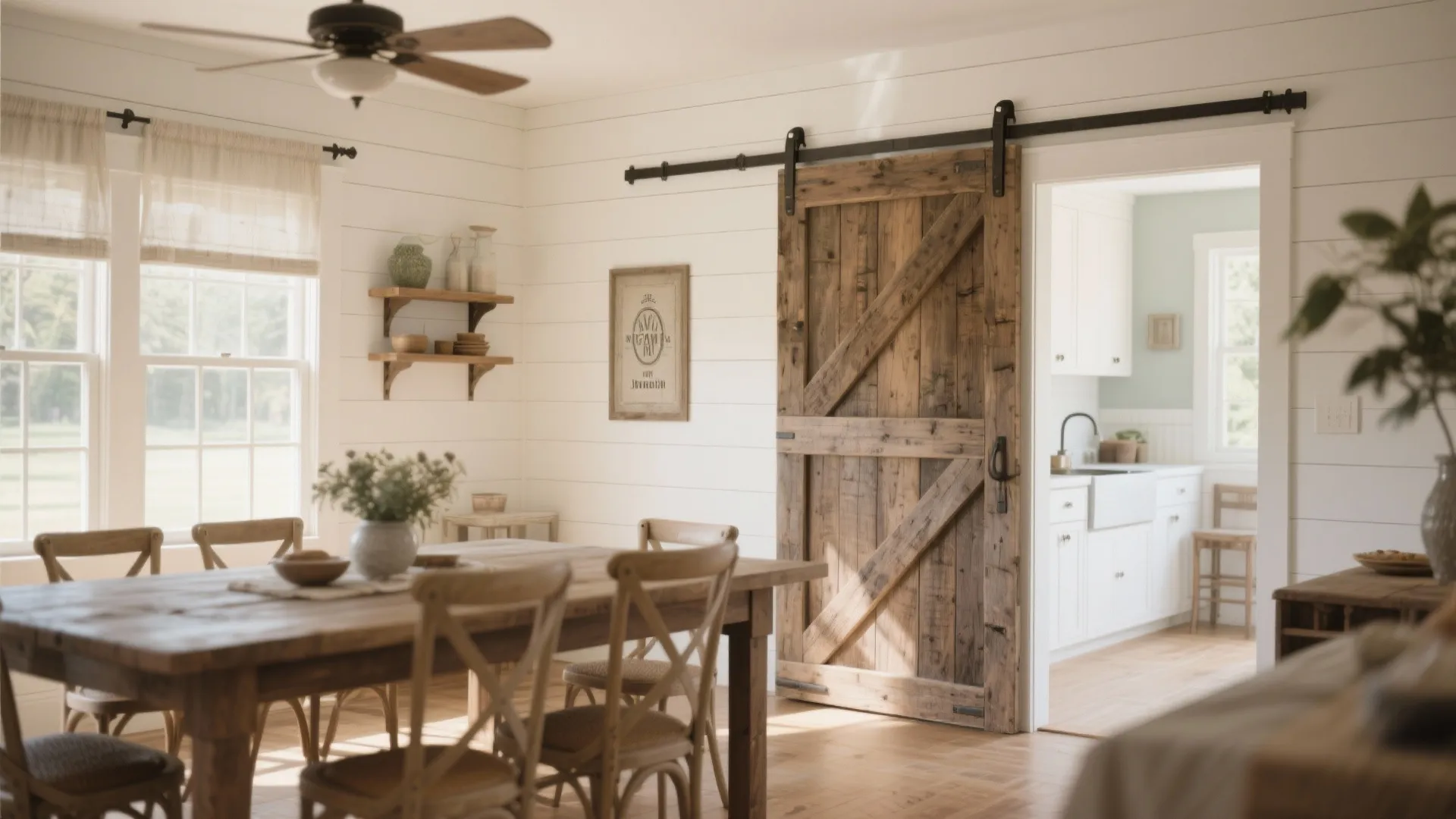 2. Sliding Barn Doors