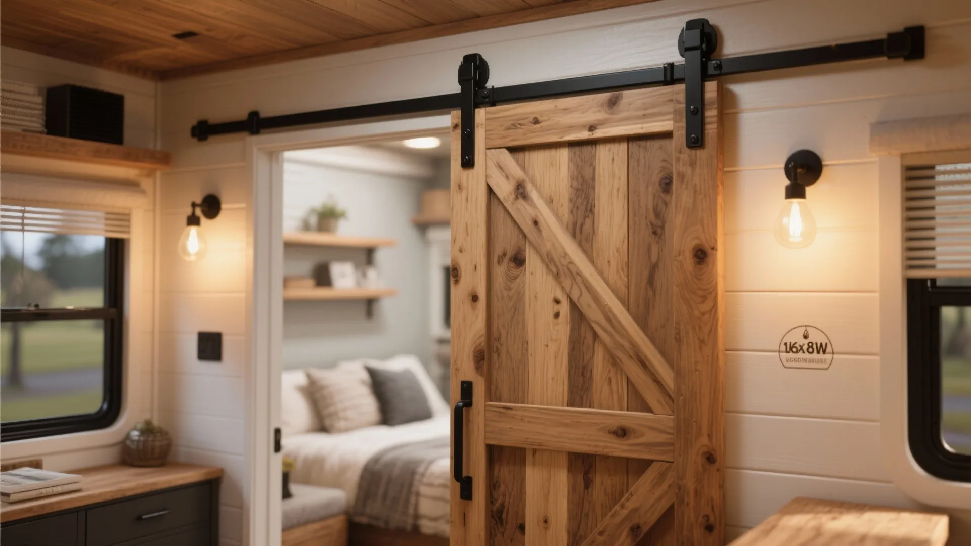 2. Sliding Barn Doors