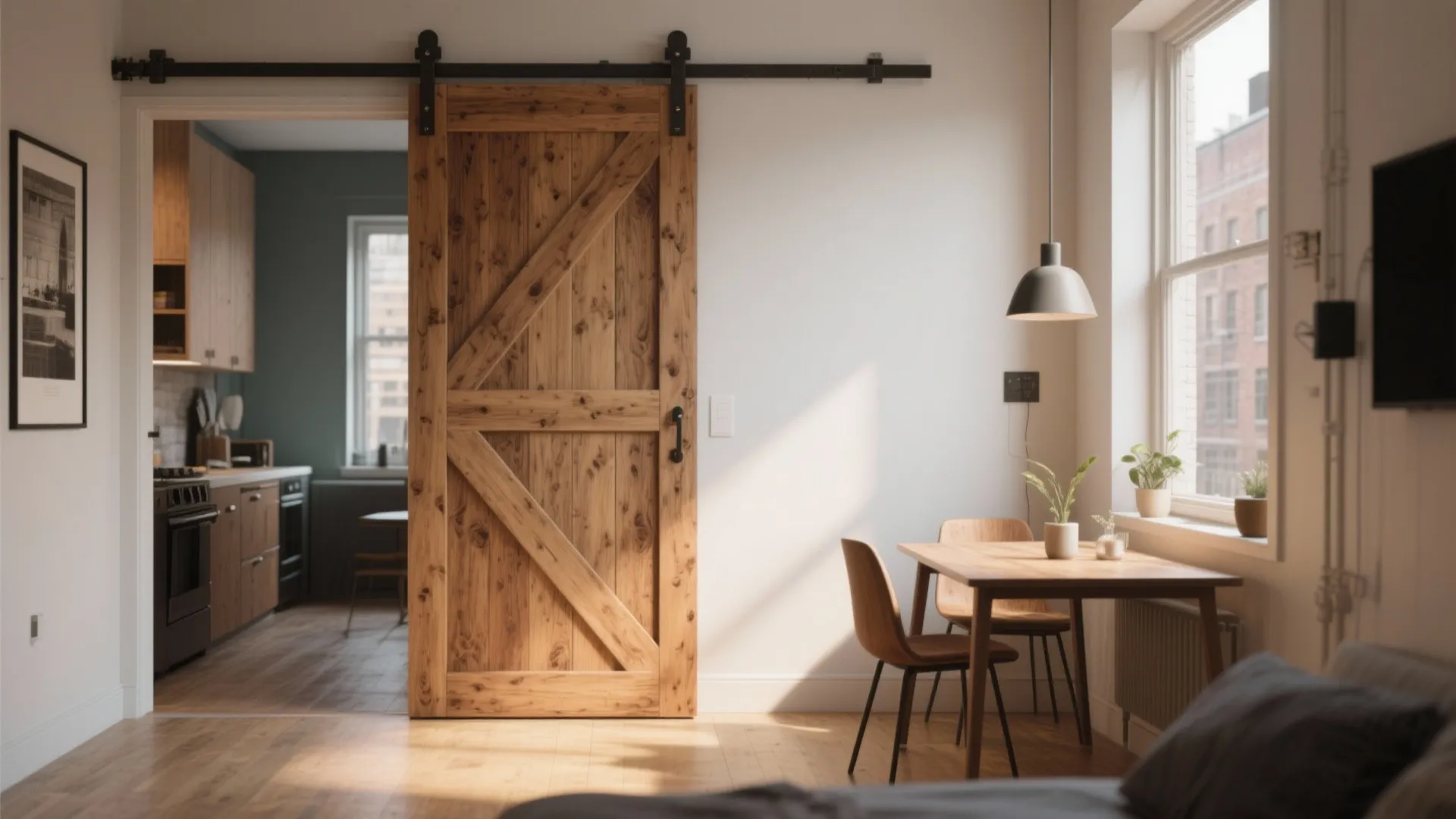 Sliding Barn Door for Space Efficiency
