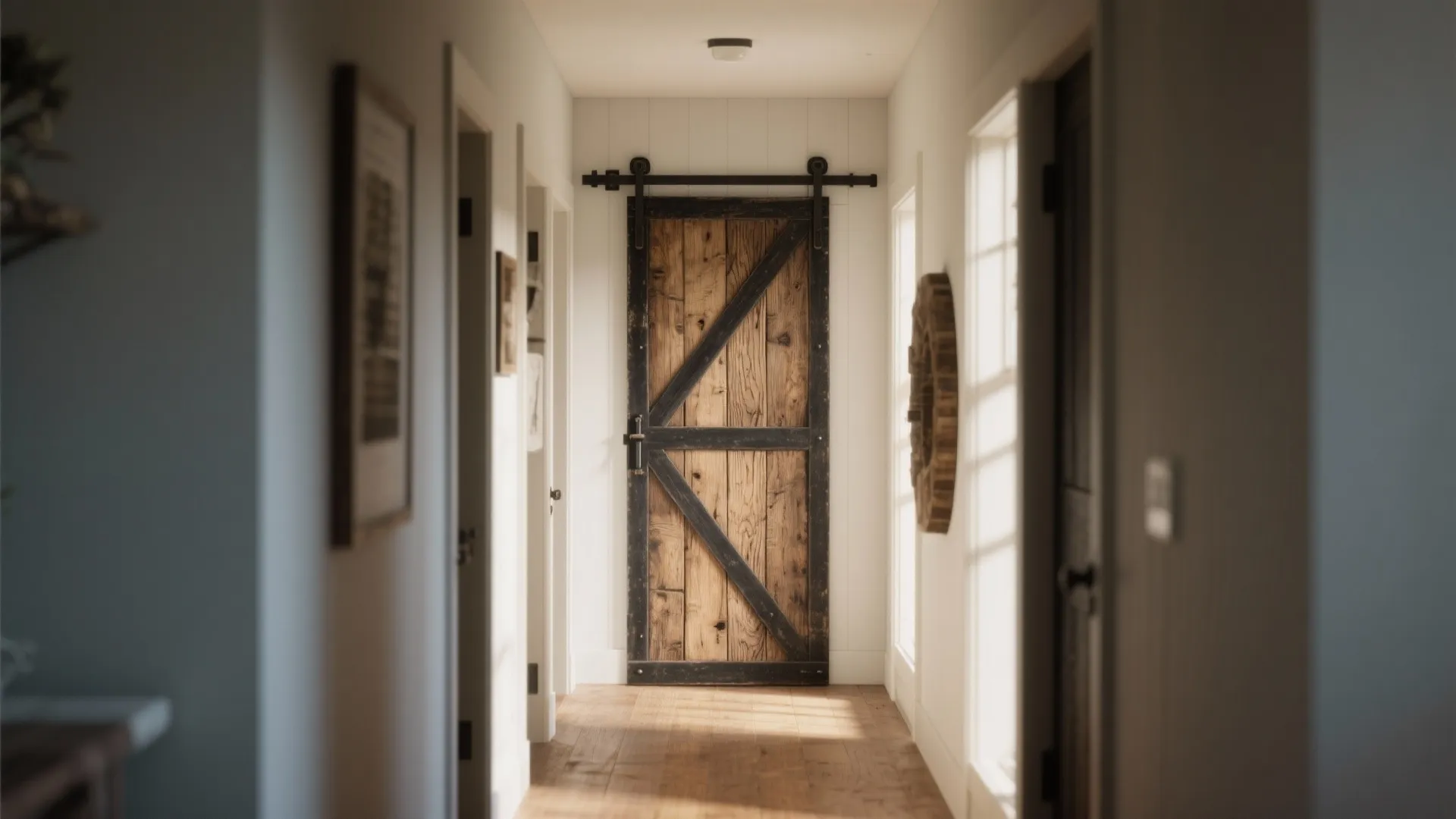 1. Sliding Barn Doors for a Rustic Touch