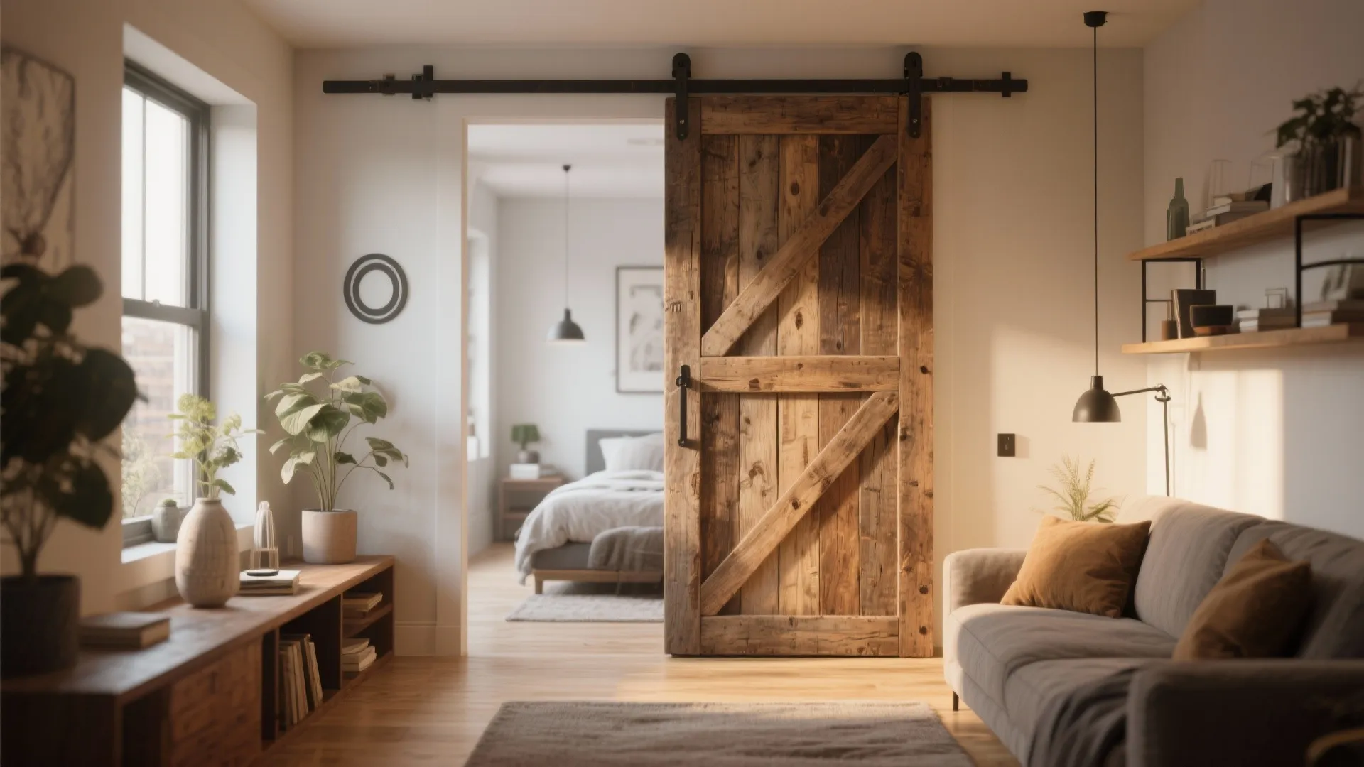 Sliding barn doors