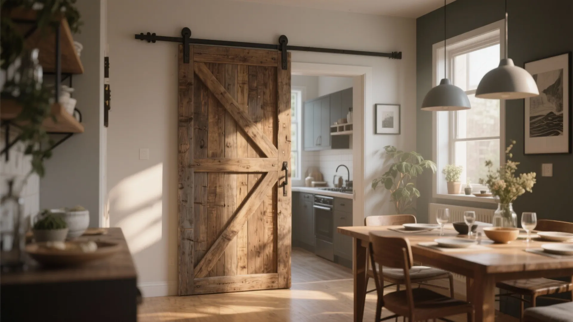 1. Sliding Barn Door Charm