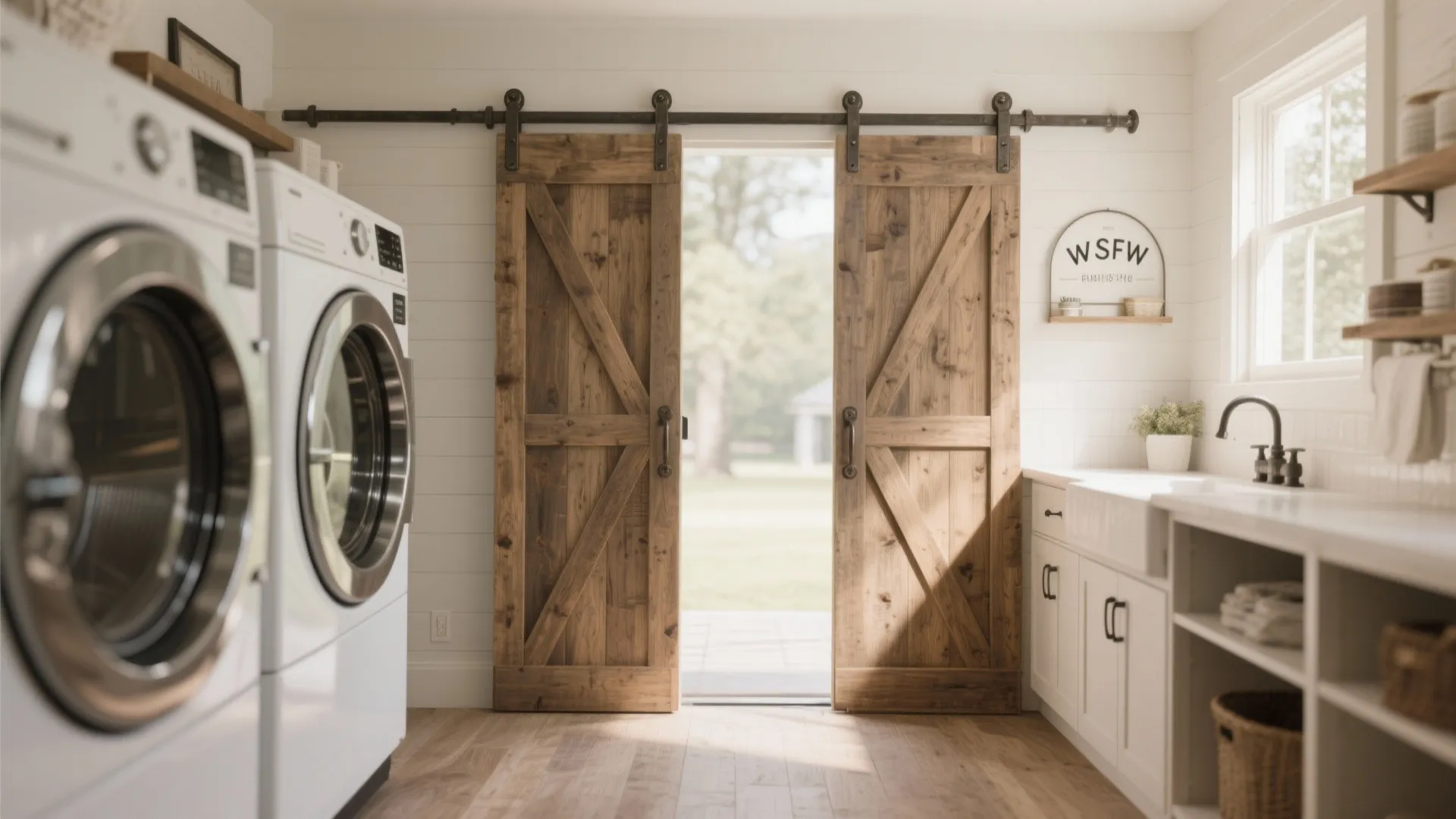 3. Sliding Barn Doors