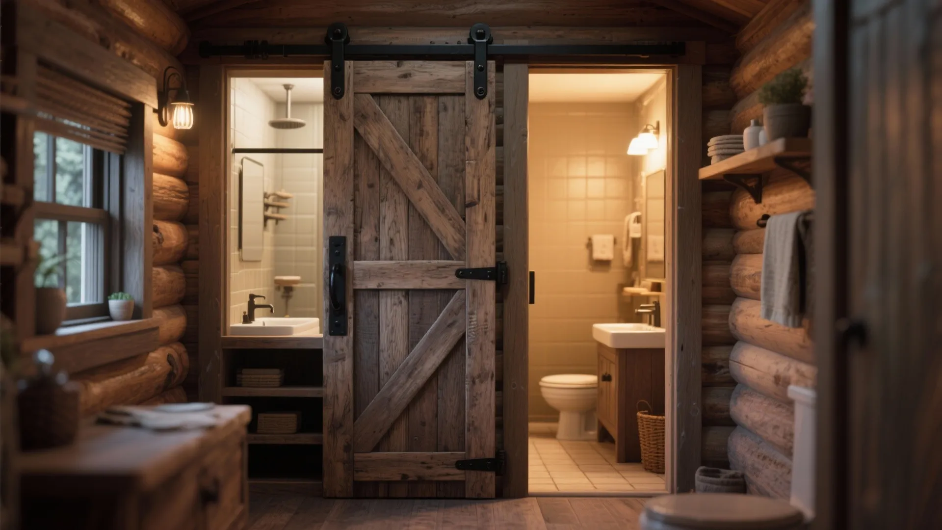 2. Sliding Barn Door Entry