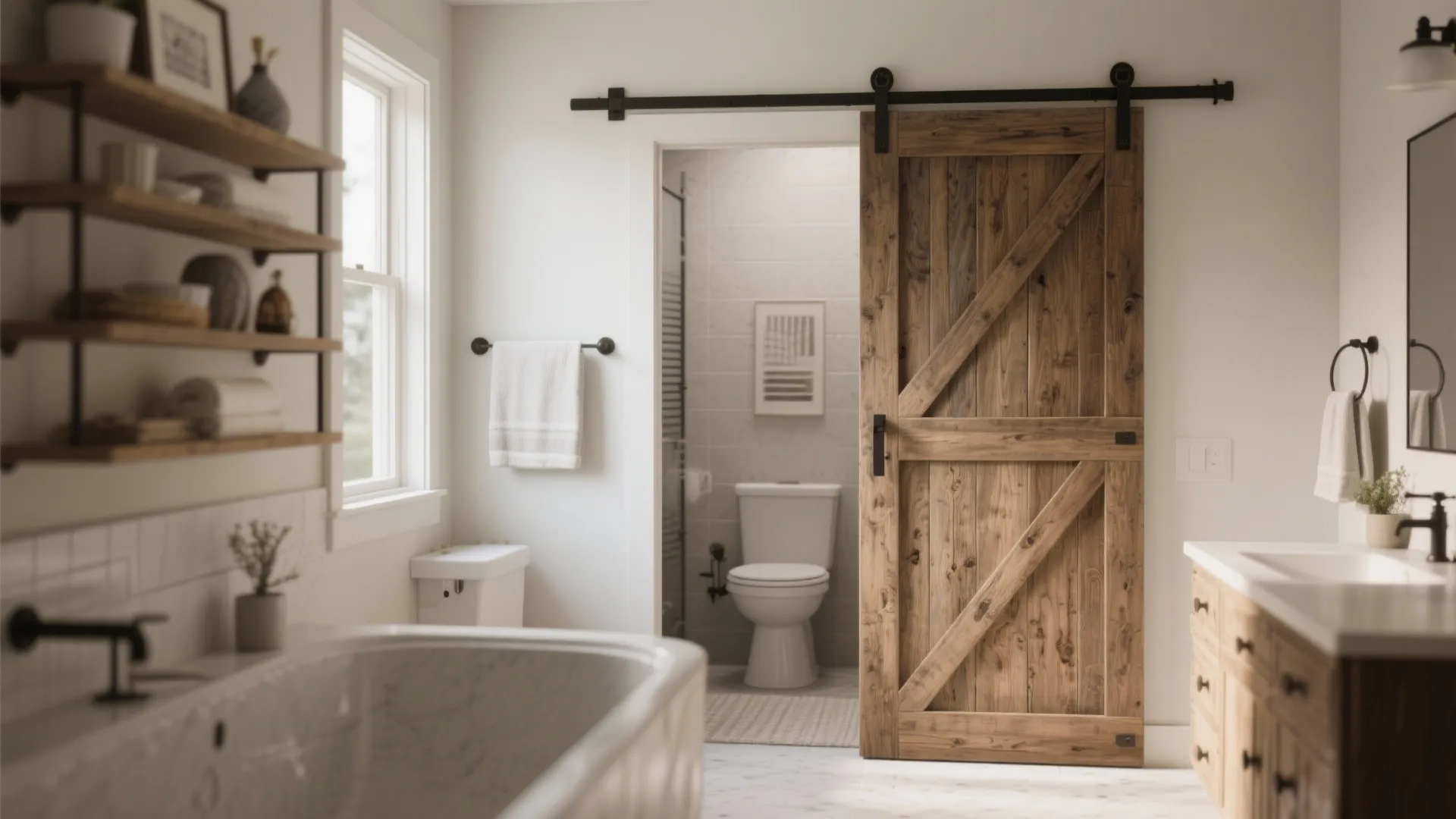 9. Sliding Barn Door Entry