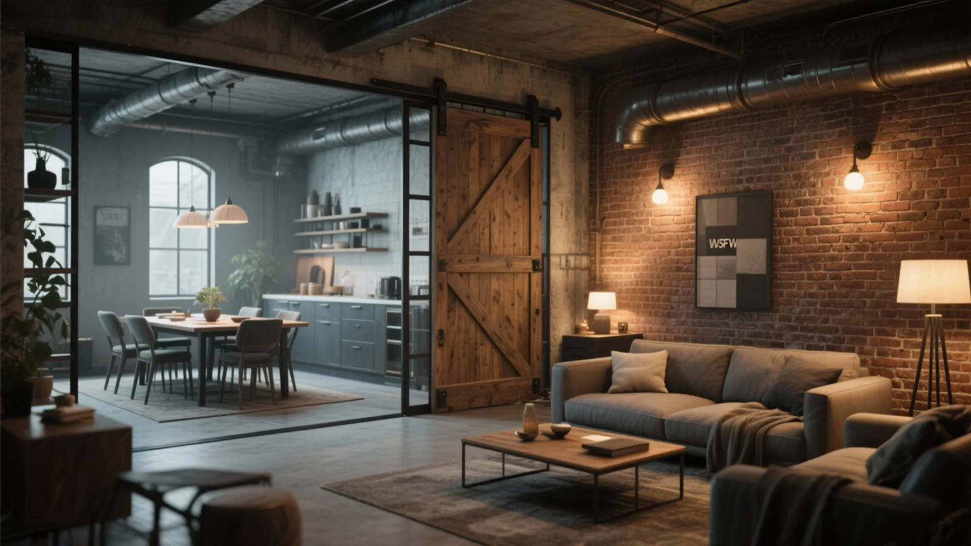 3. Sliding Barn Doors